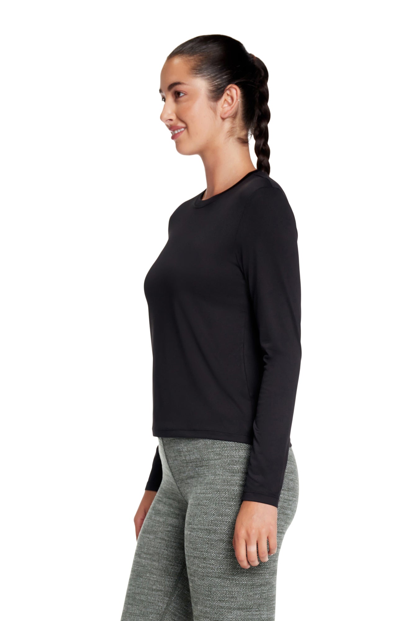 Willow Long-Sleeve Crewneck Top