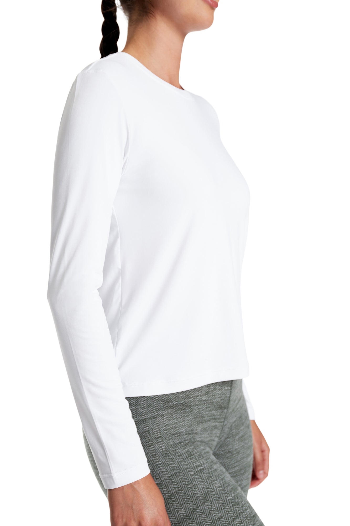 Willow Long-Sleeve Crewneck Top