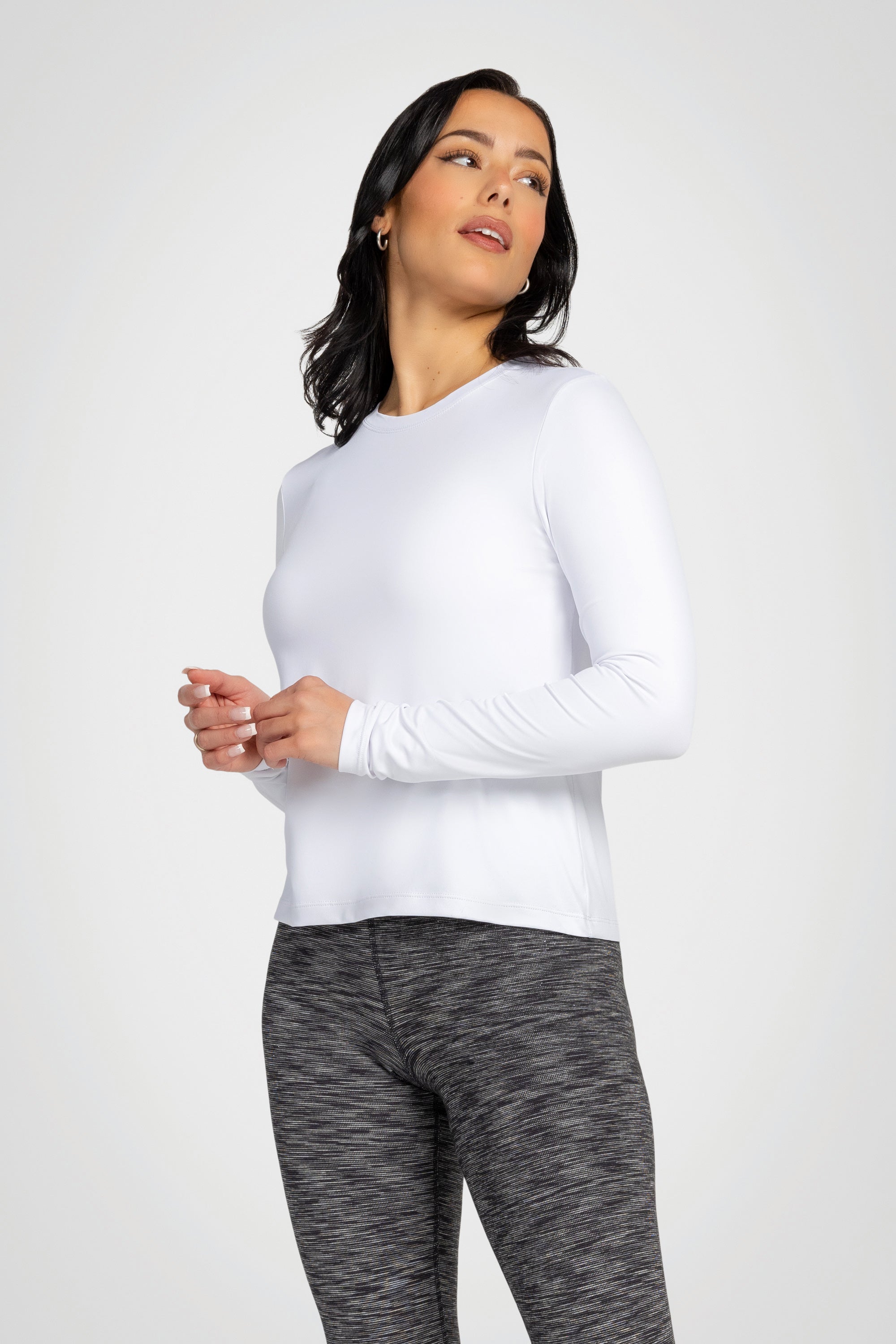 Willow Long-Sleeve Crewneck Top