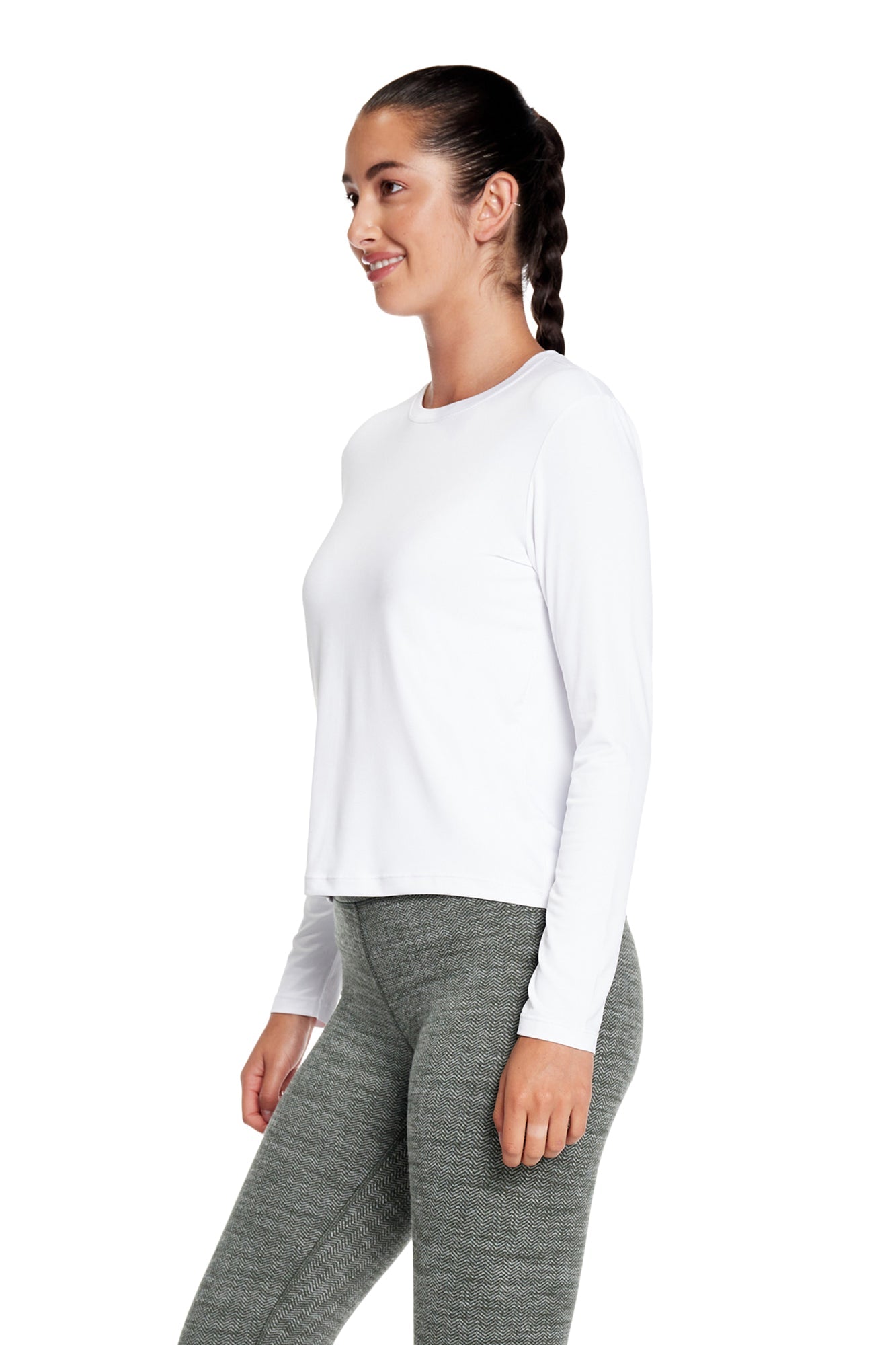 Willow Long-Sleeve Crewneck Top