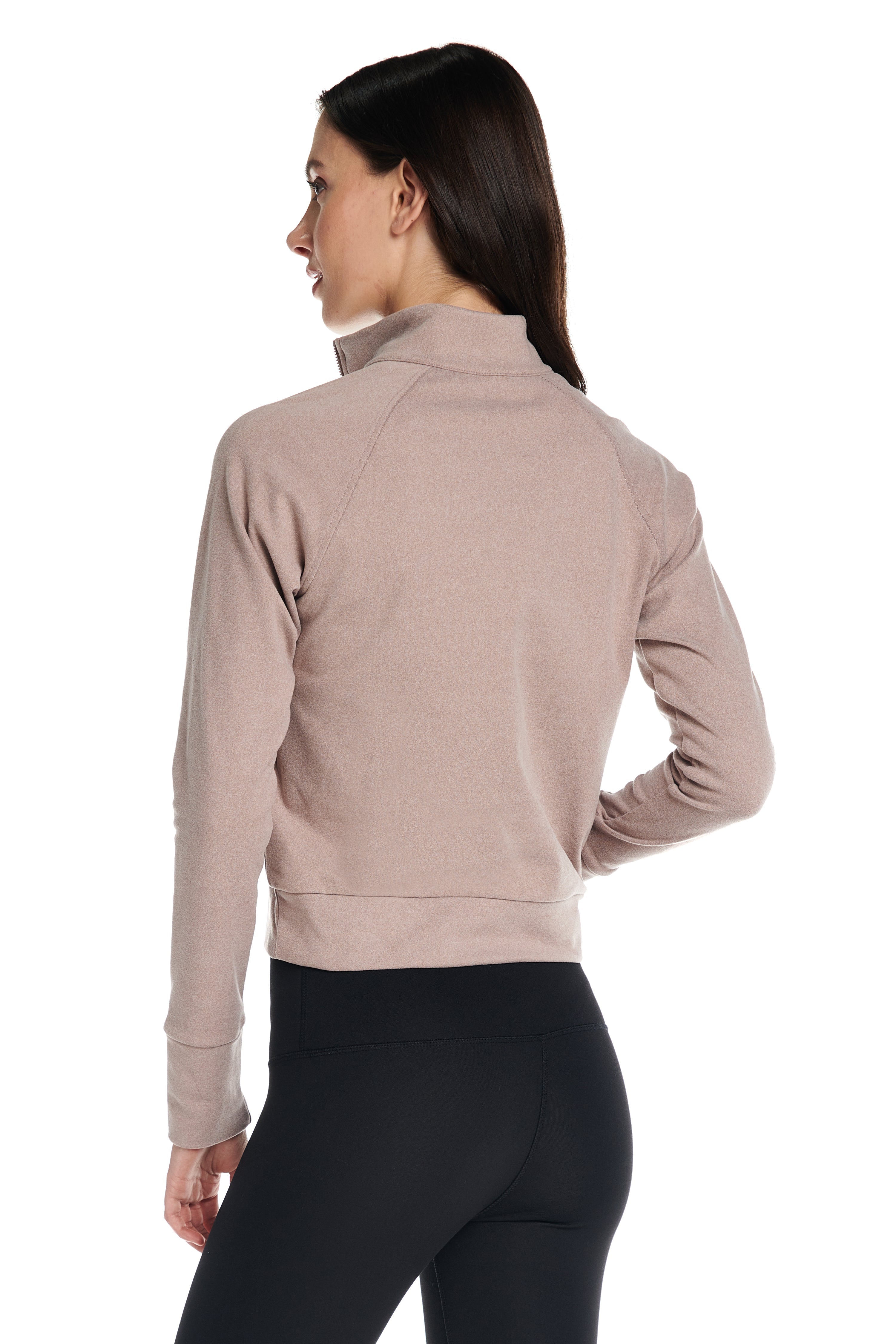 Pull Aspen à manches longues et fermeture éclair ¼