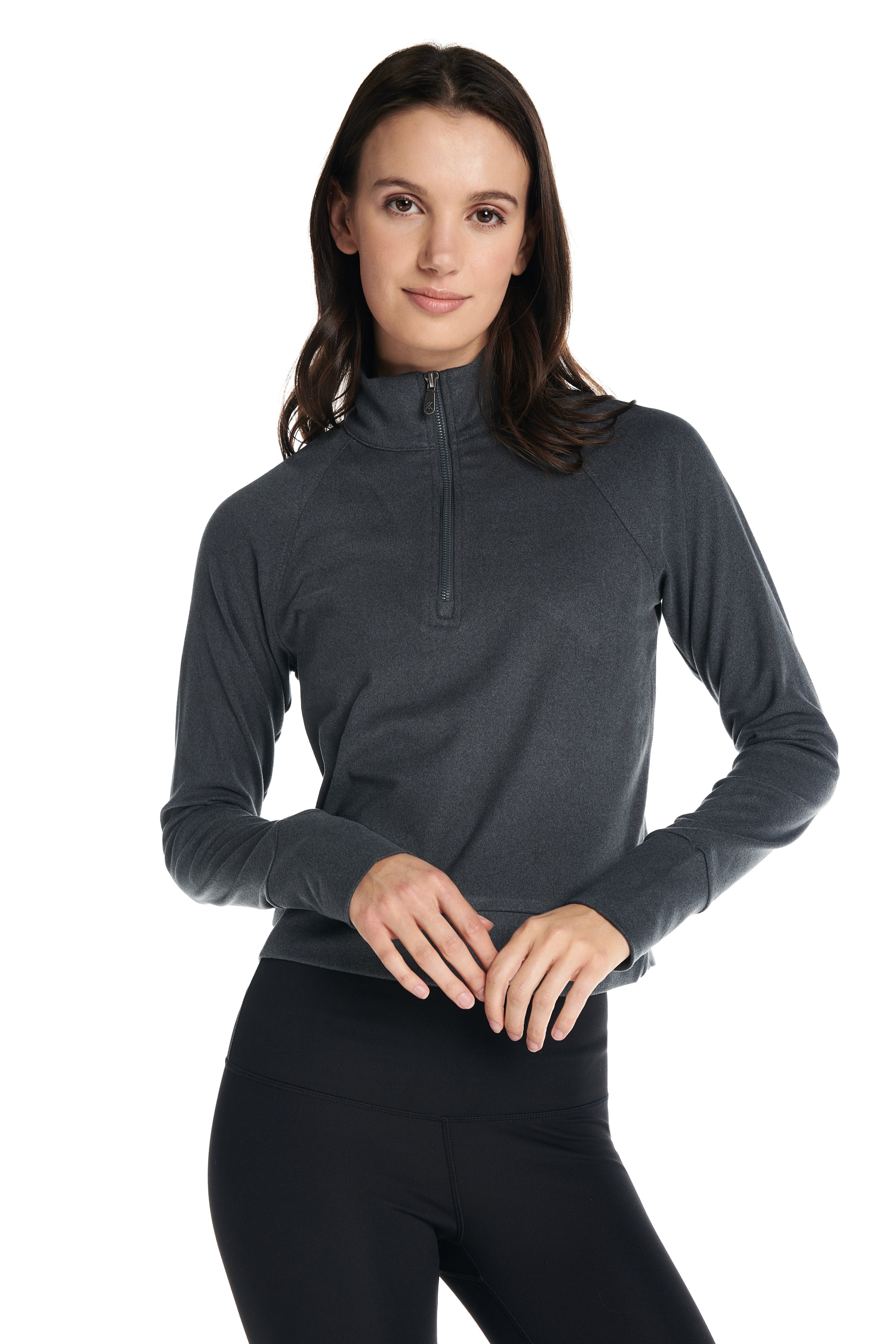 Pull Aspen à manches longues et fermeture éclair ¼