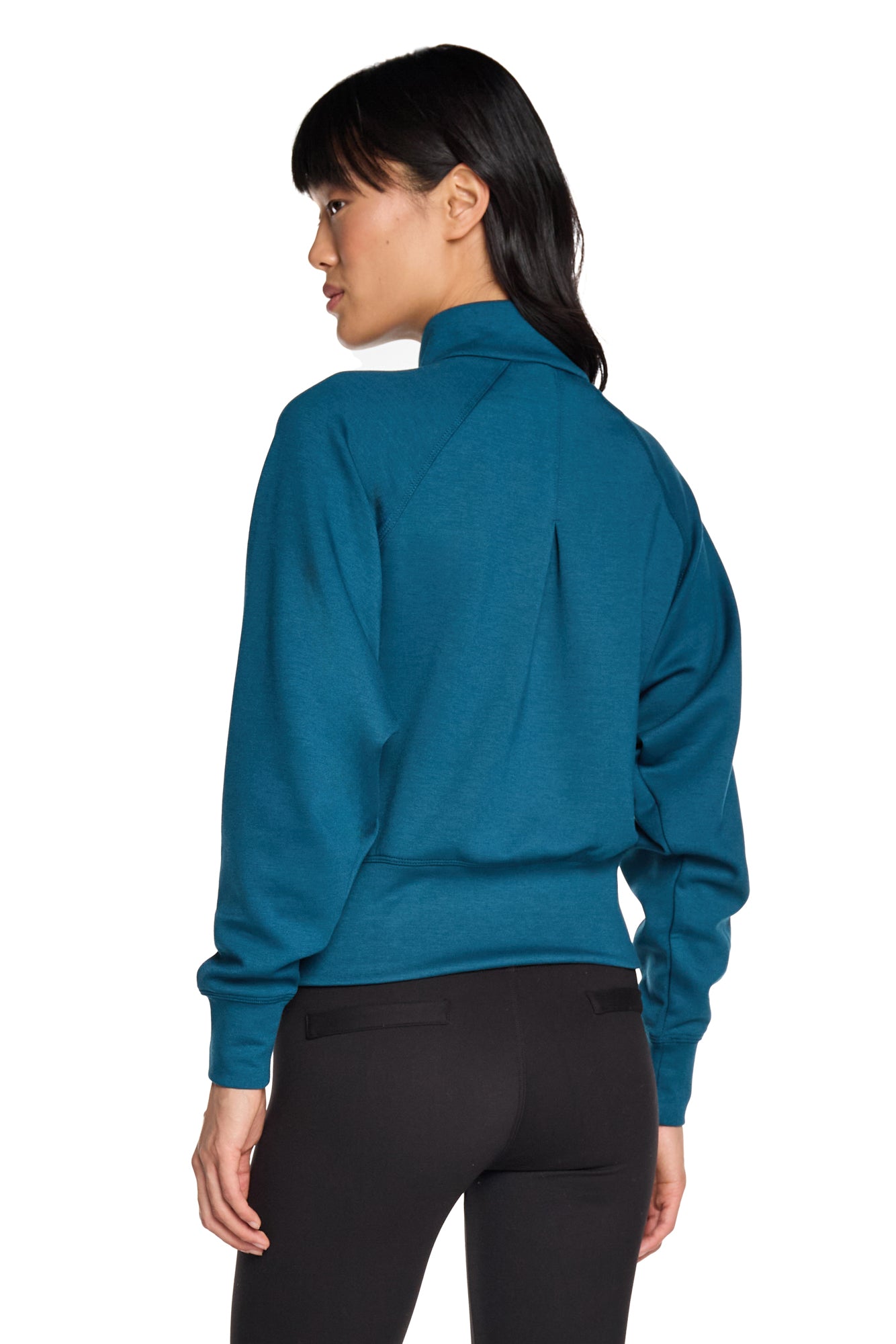 Lorelai Mock Neck Half Zip Sweatshirt