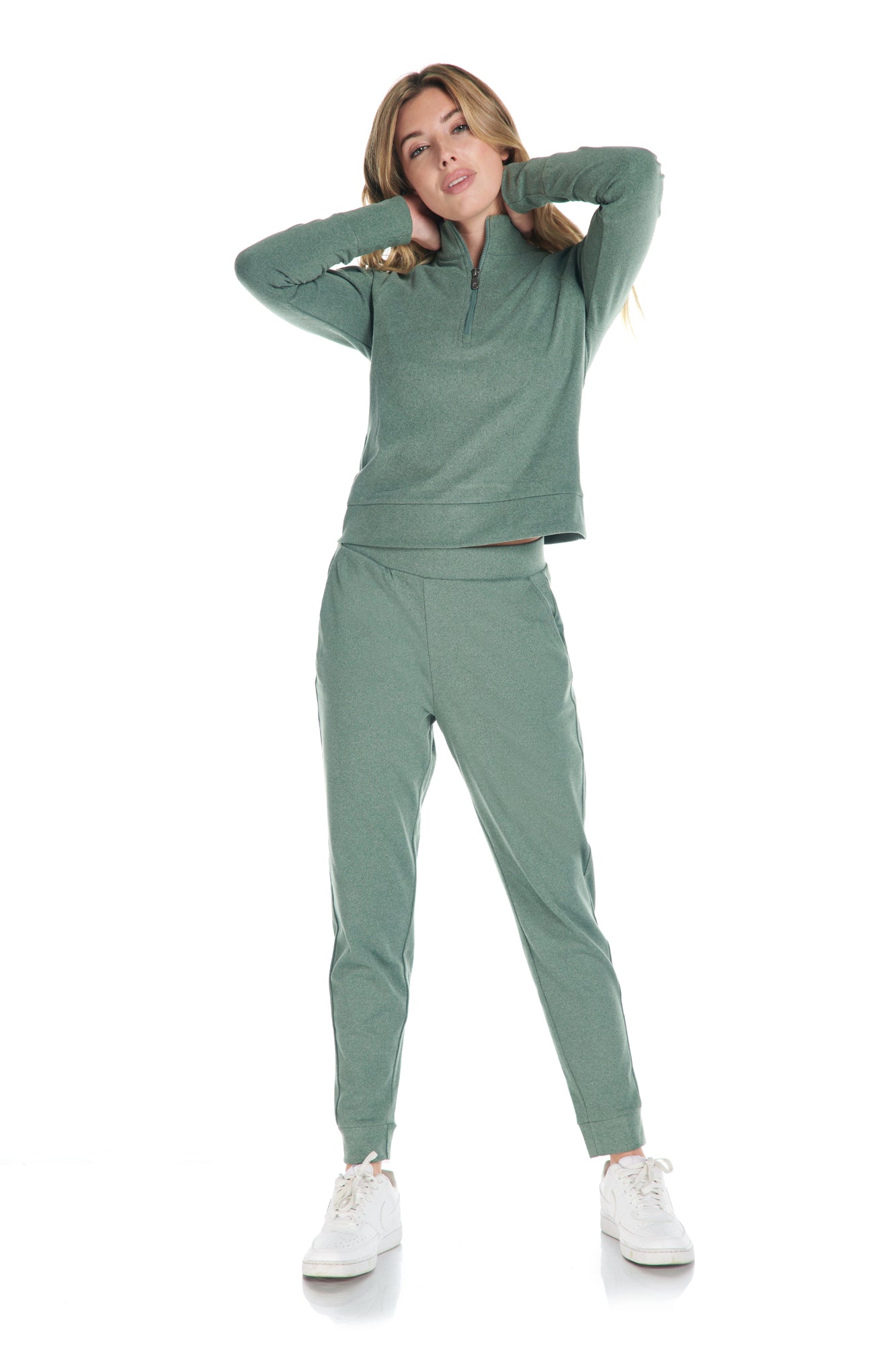 Jogging Aspen en jersey mousse velours