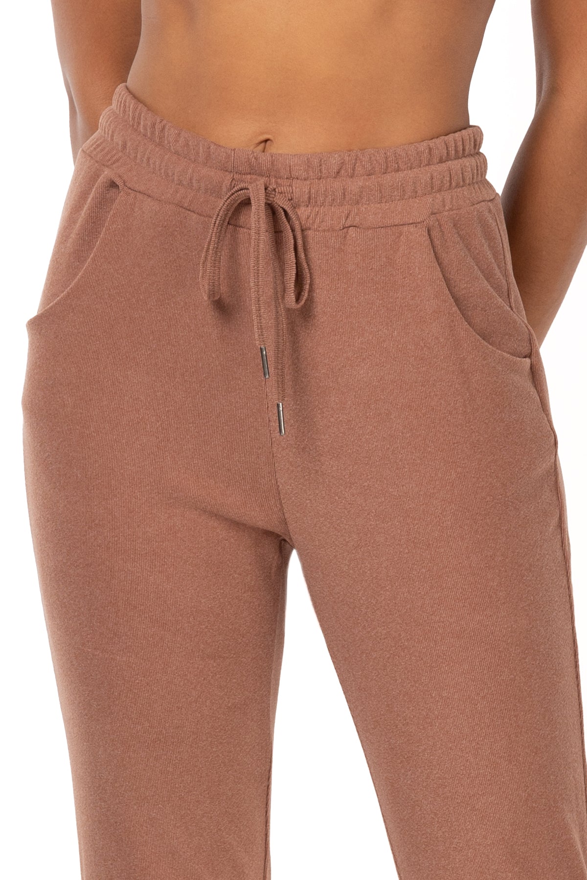 Apres Ski Ribbed Fleece Joggers