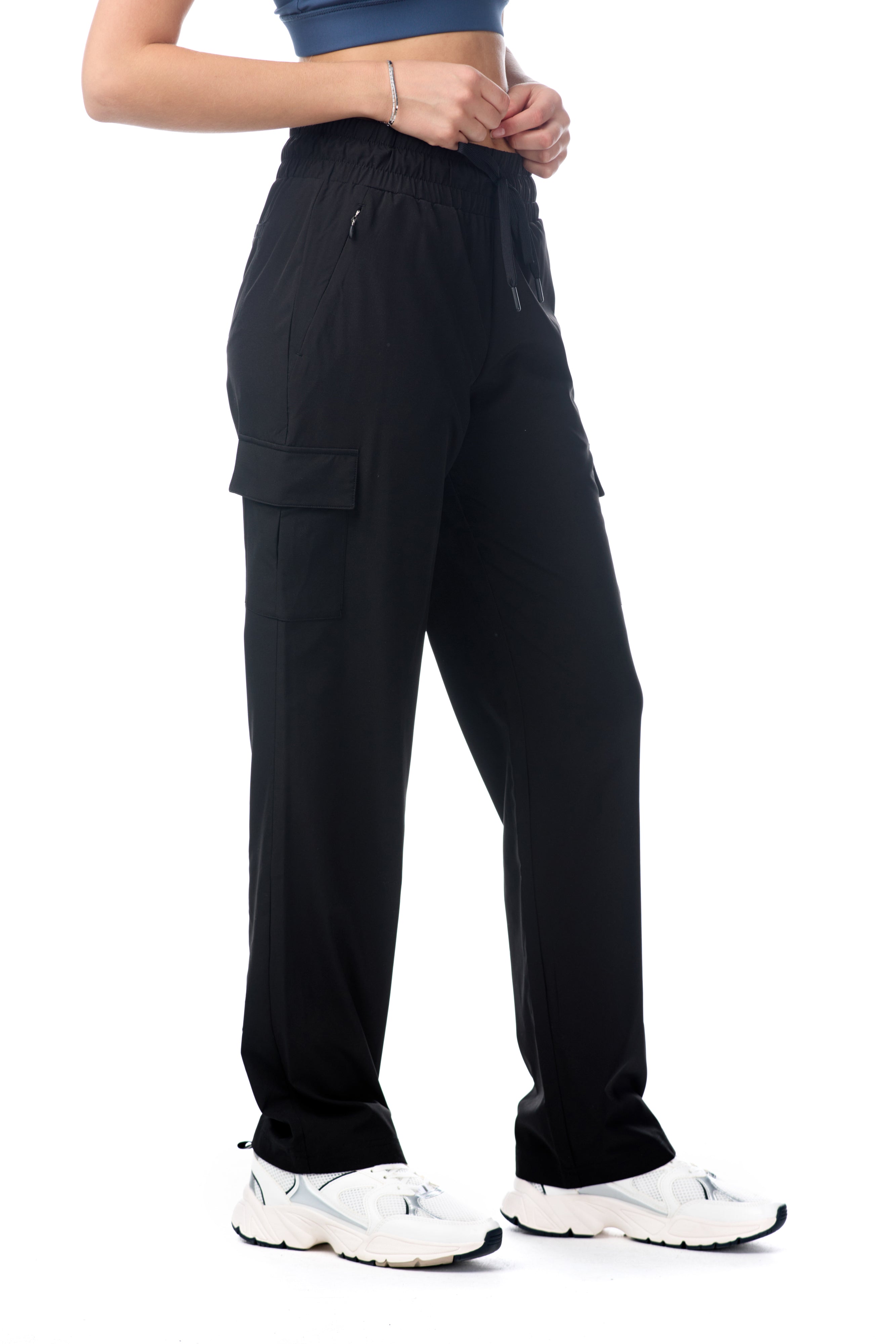 Pantalon cargo tissé Eve