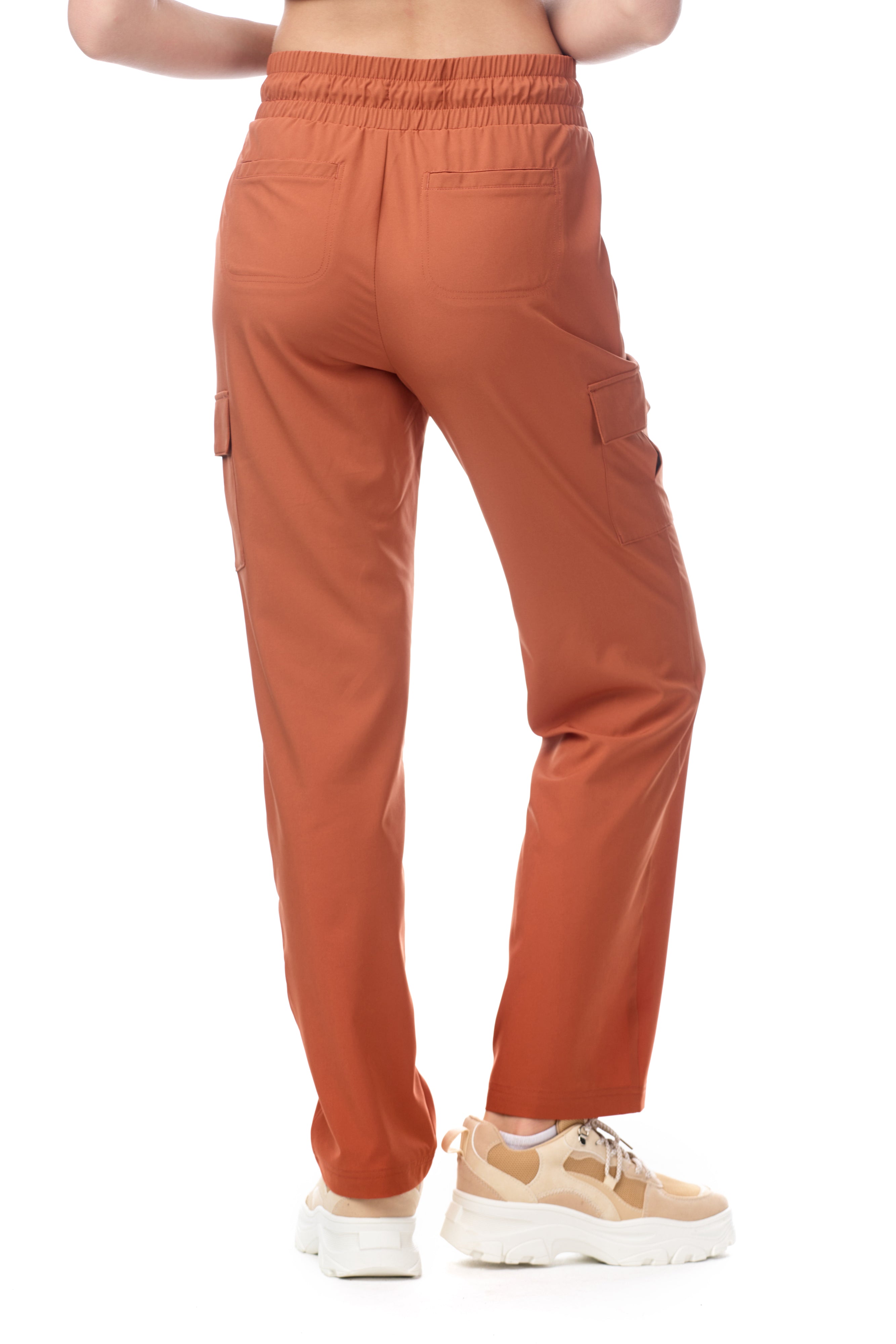 Pantalon cargo tissé Eve