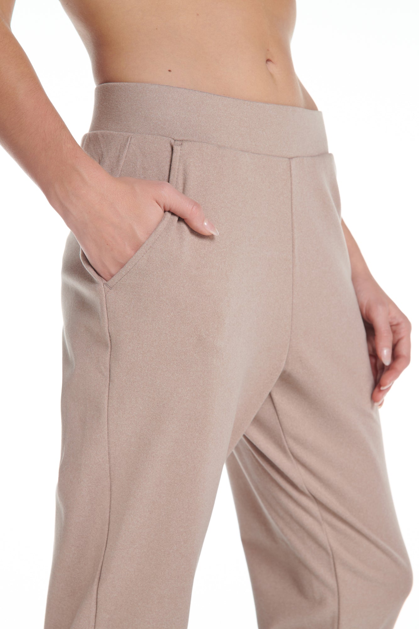 Jogging Aspen en jersey mousse velours