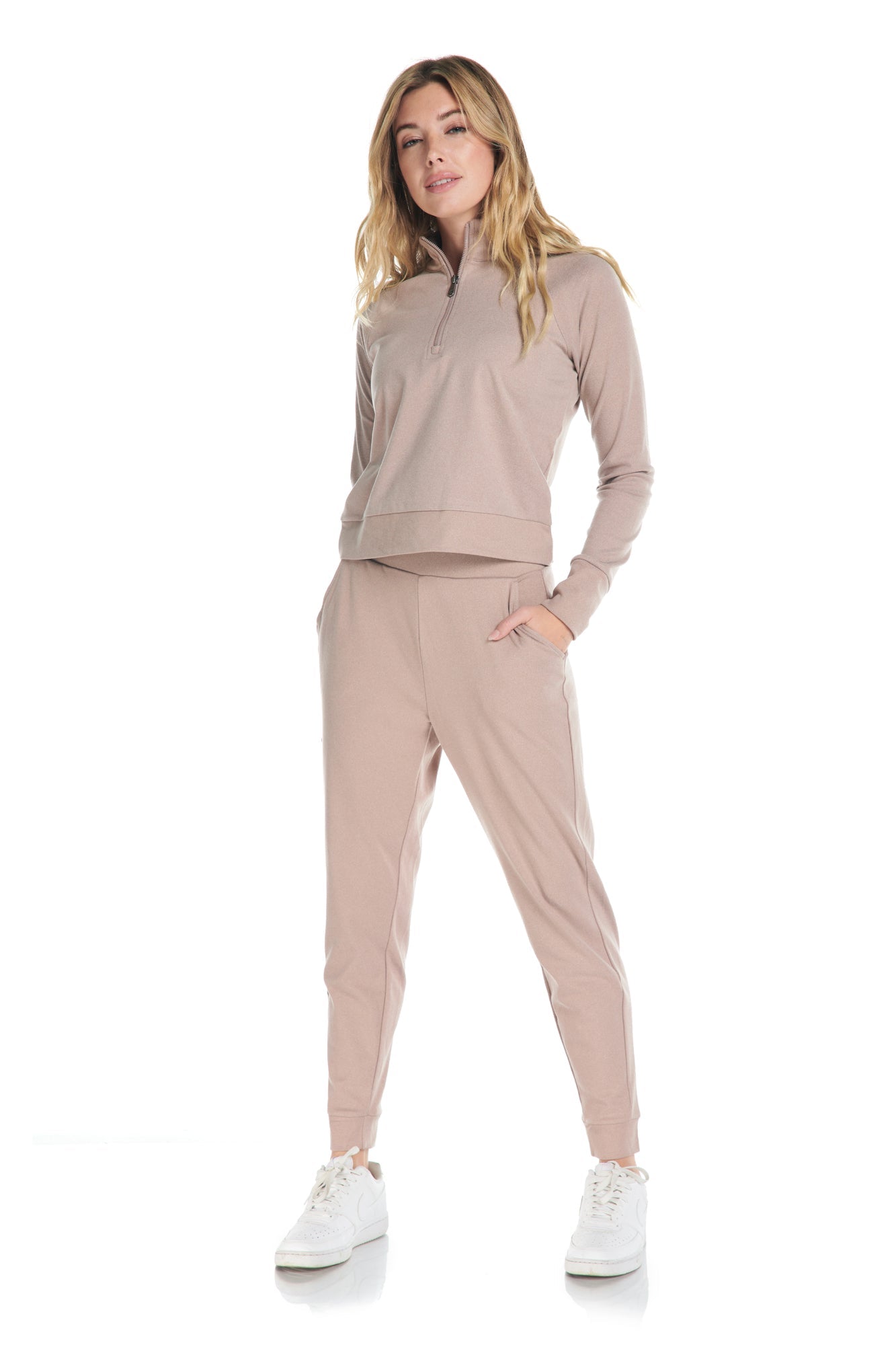 Jogging Aspen en jersey mousse velours
