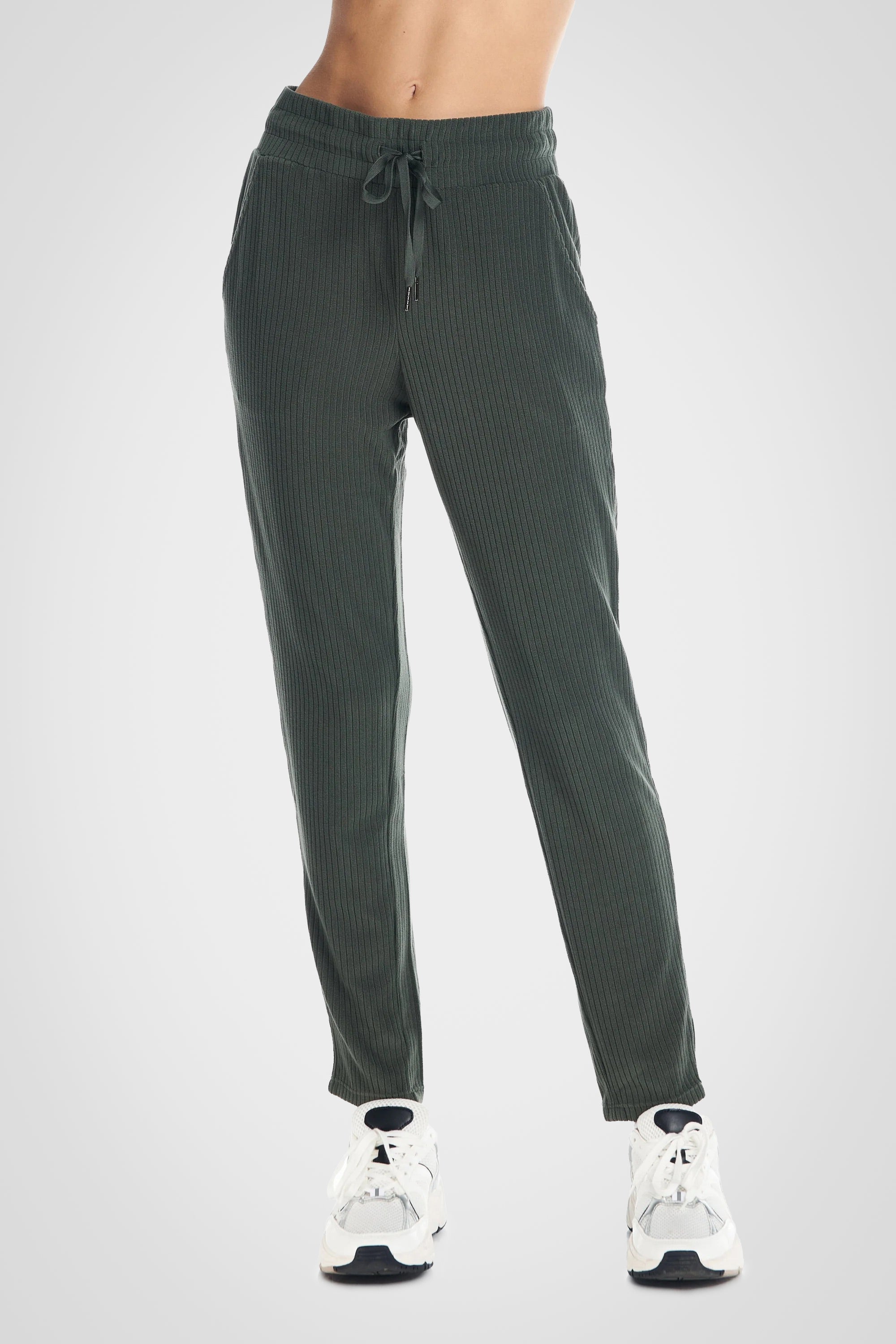 Pantalon de jogging décontracté en velours côtelé