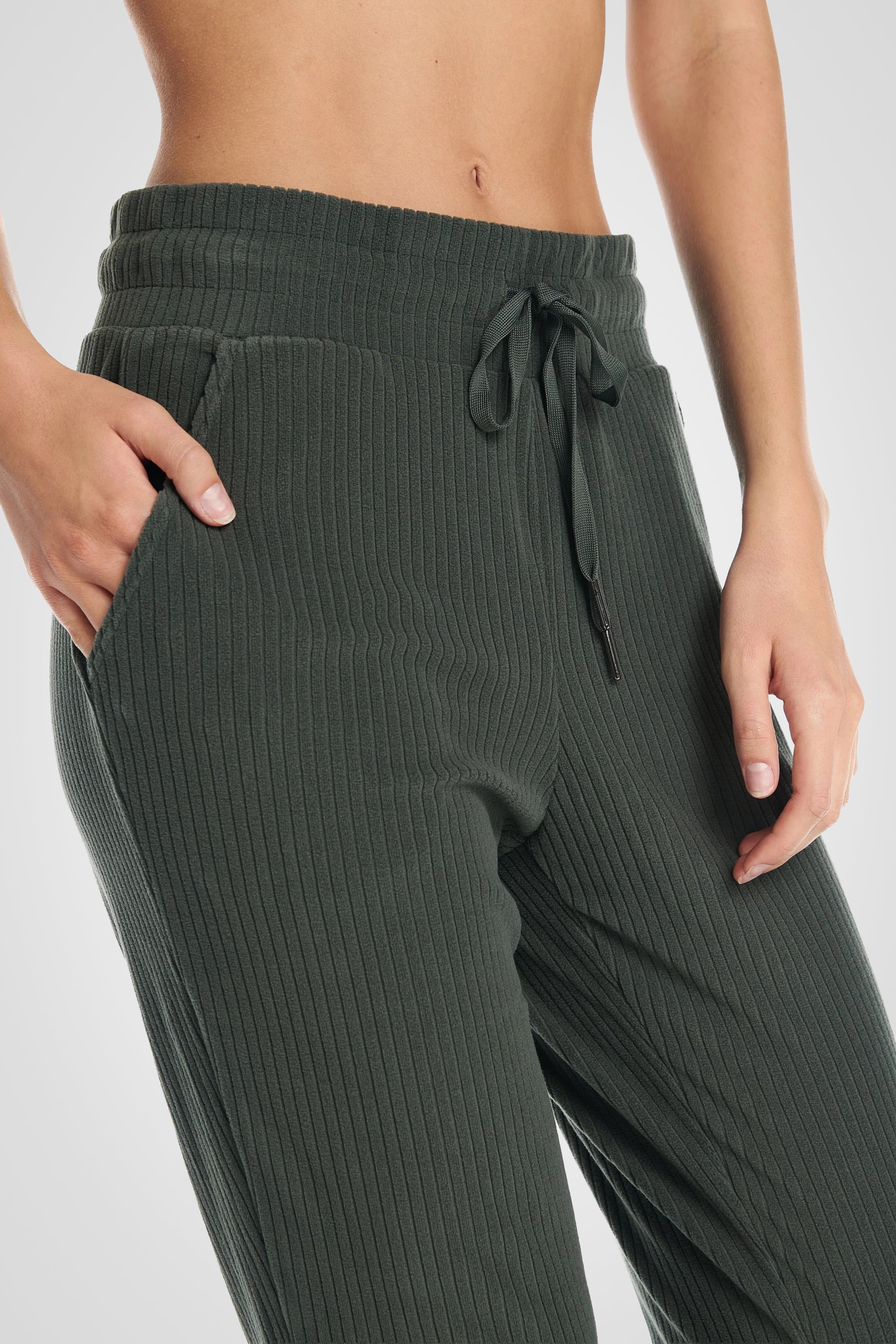 Pantalon de jogging décontracté en velours côtelé