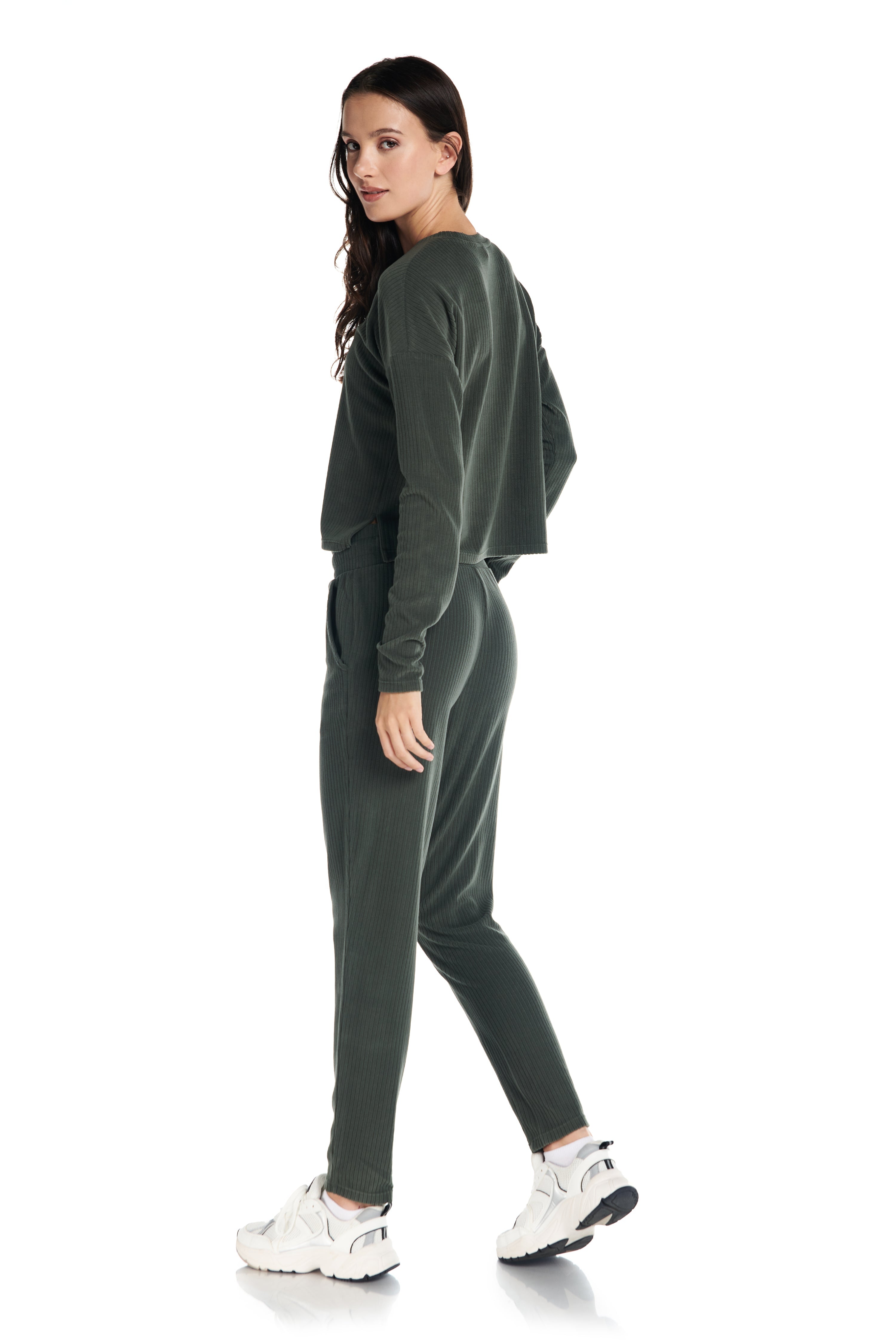 Pantalon de jogging Lounge en velours côtelé