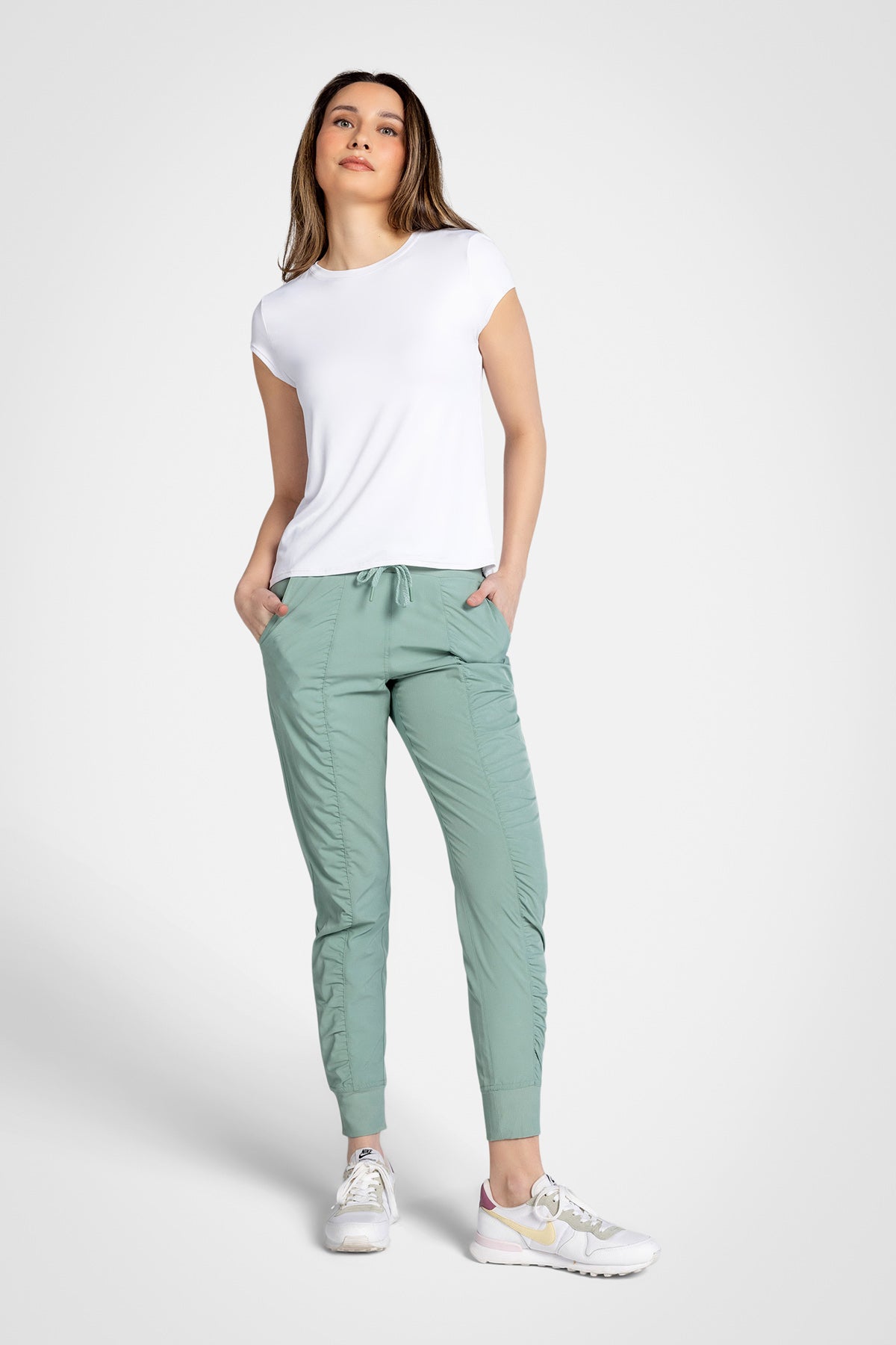 Pantalon à ourlet côtelé ComfortFlex