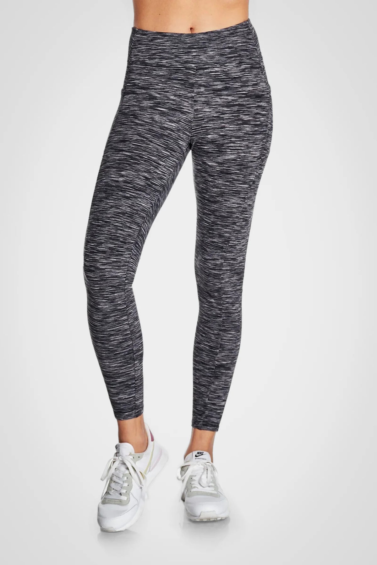 Legging double brossé taille haute Space Dye