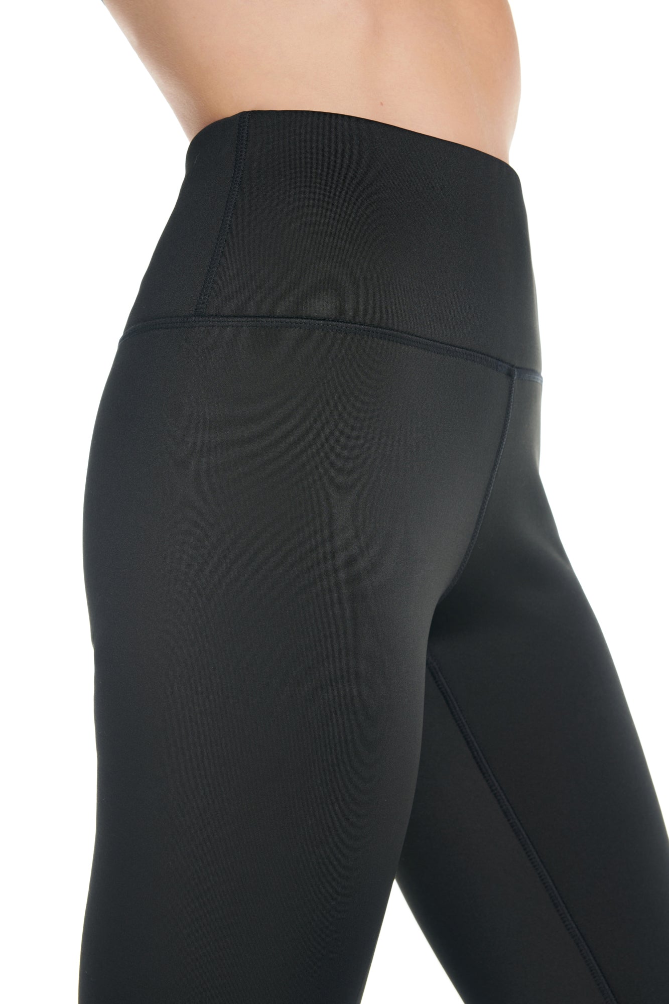 Legging élégant à taille haute doublé en polaire Sherpa