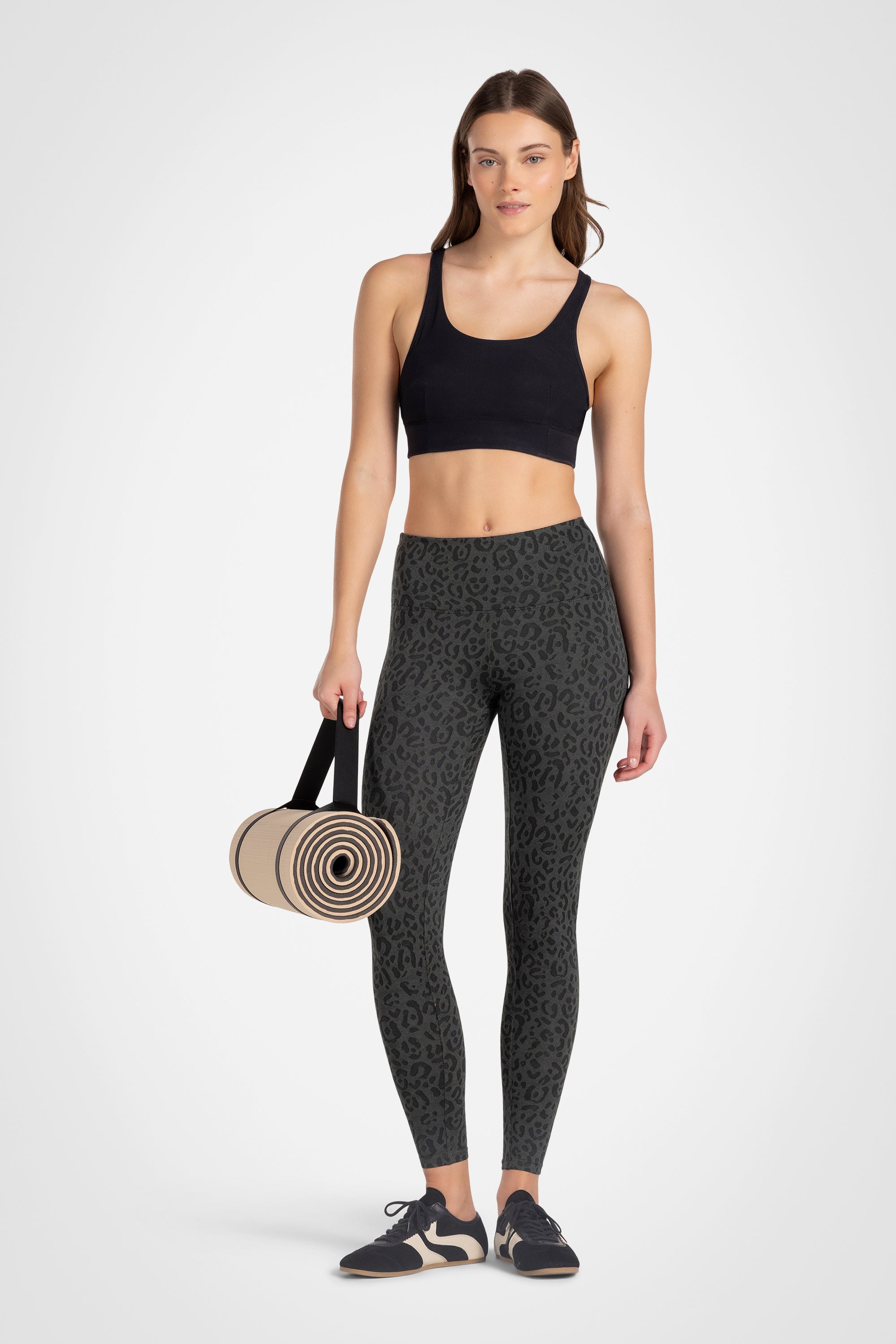 Ultra High Waist Warmhand Printed Jacquard Legging