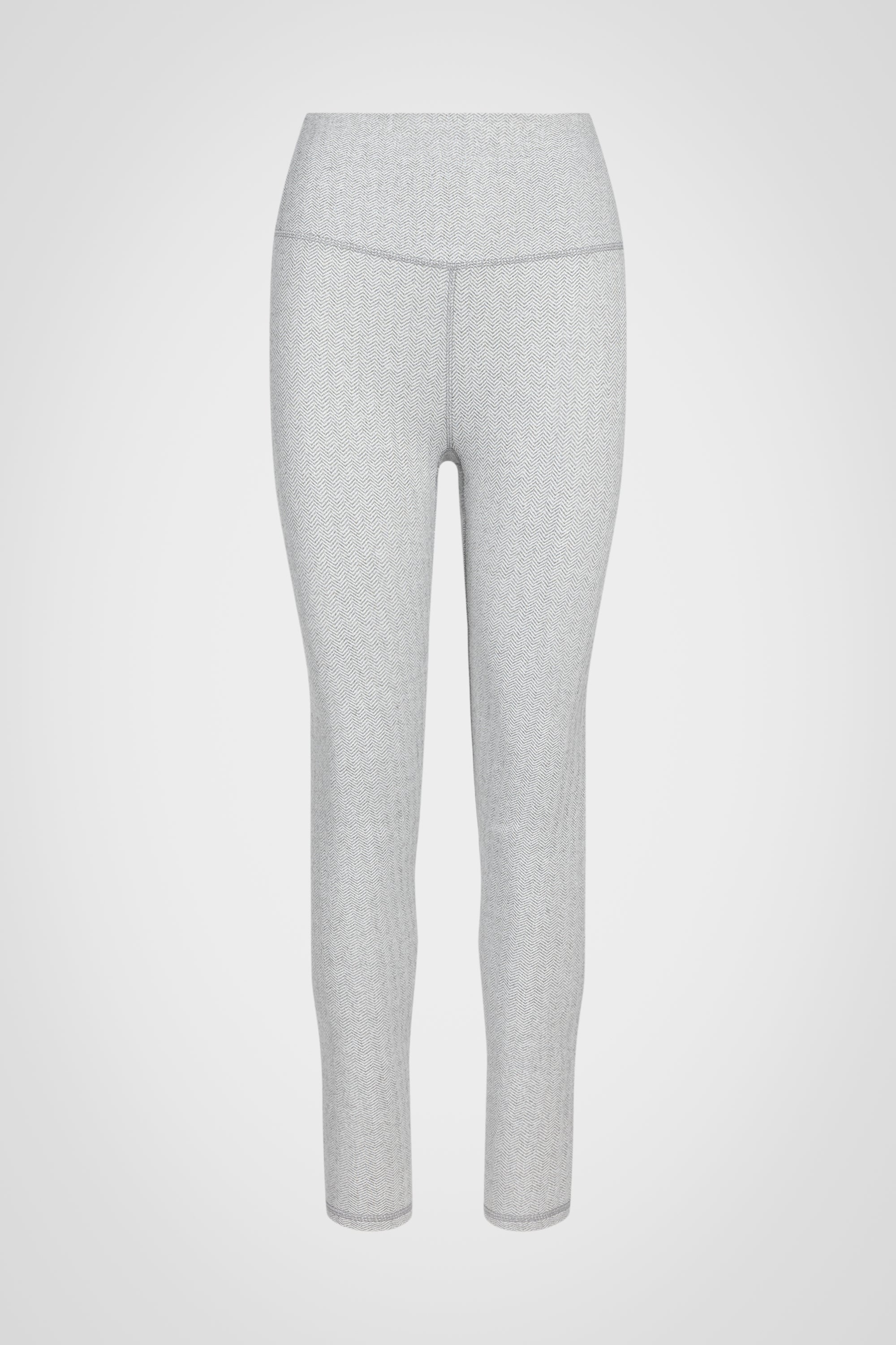 Legging chaud en jacquard à chevrons Herringbone