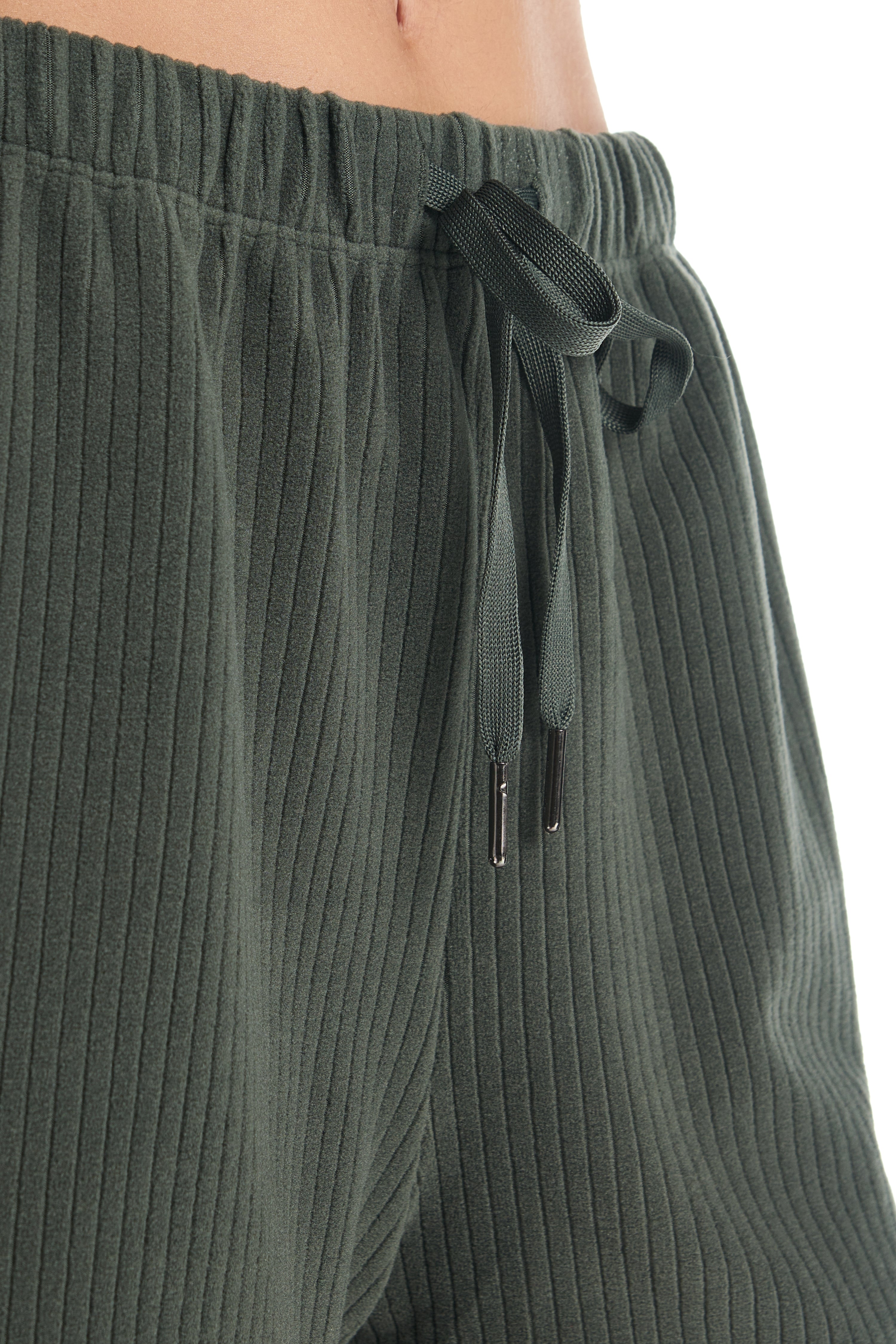 Velour Ribbed Lounge Shorts