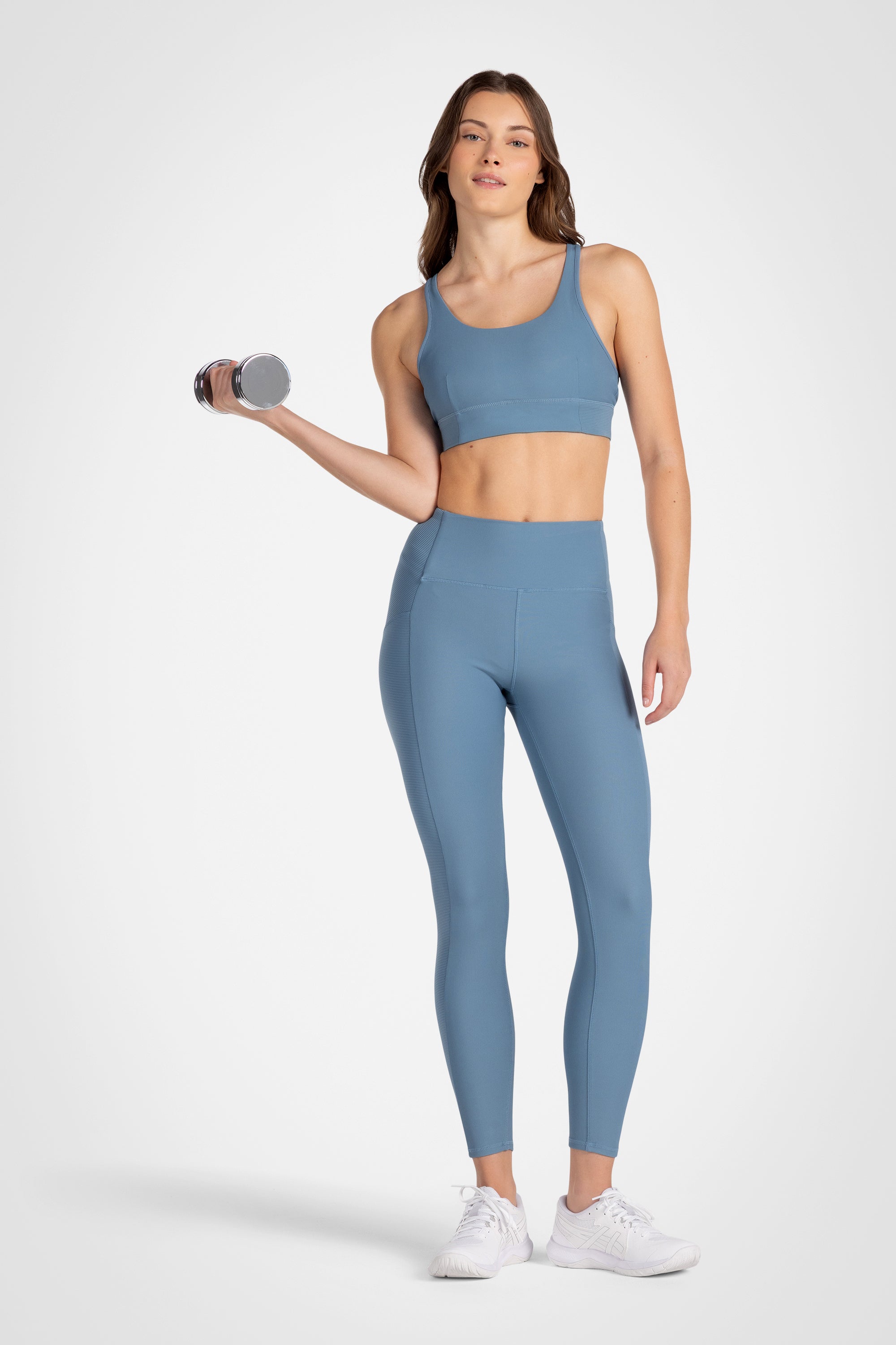 Haut de soutien-gorge côtelé Solstice Escalate