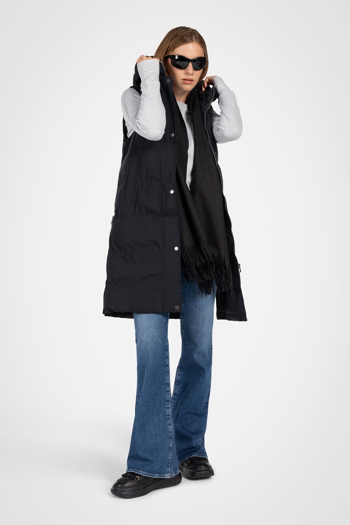 Explorer Long Puffer Vest
