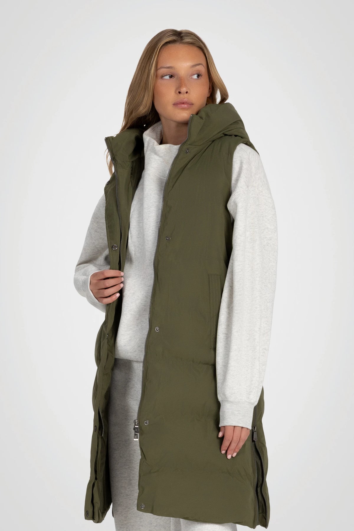 Explorer Long Puffer Vest