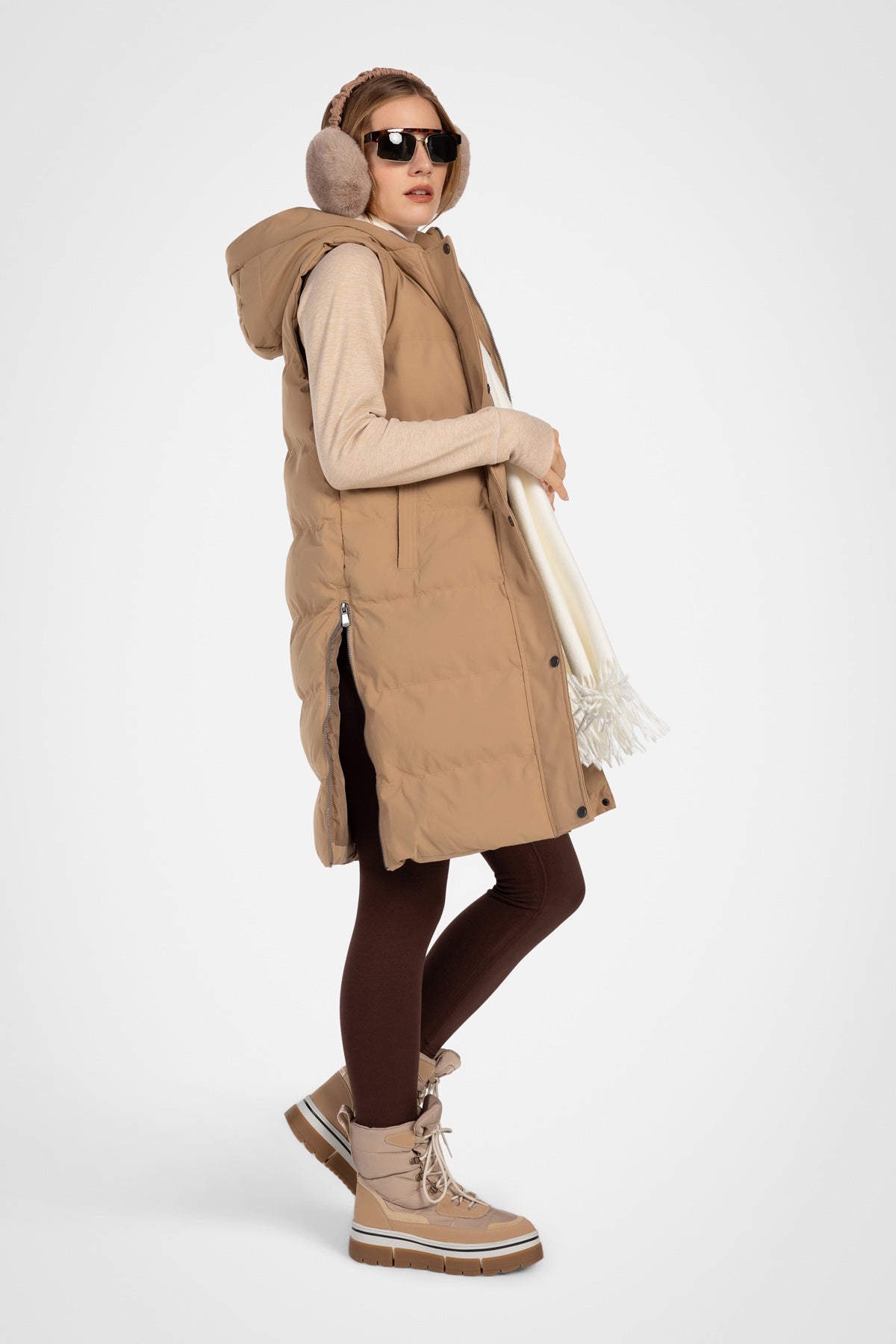 Explorer Long Puffer Vest