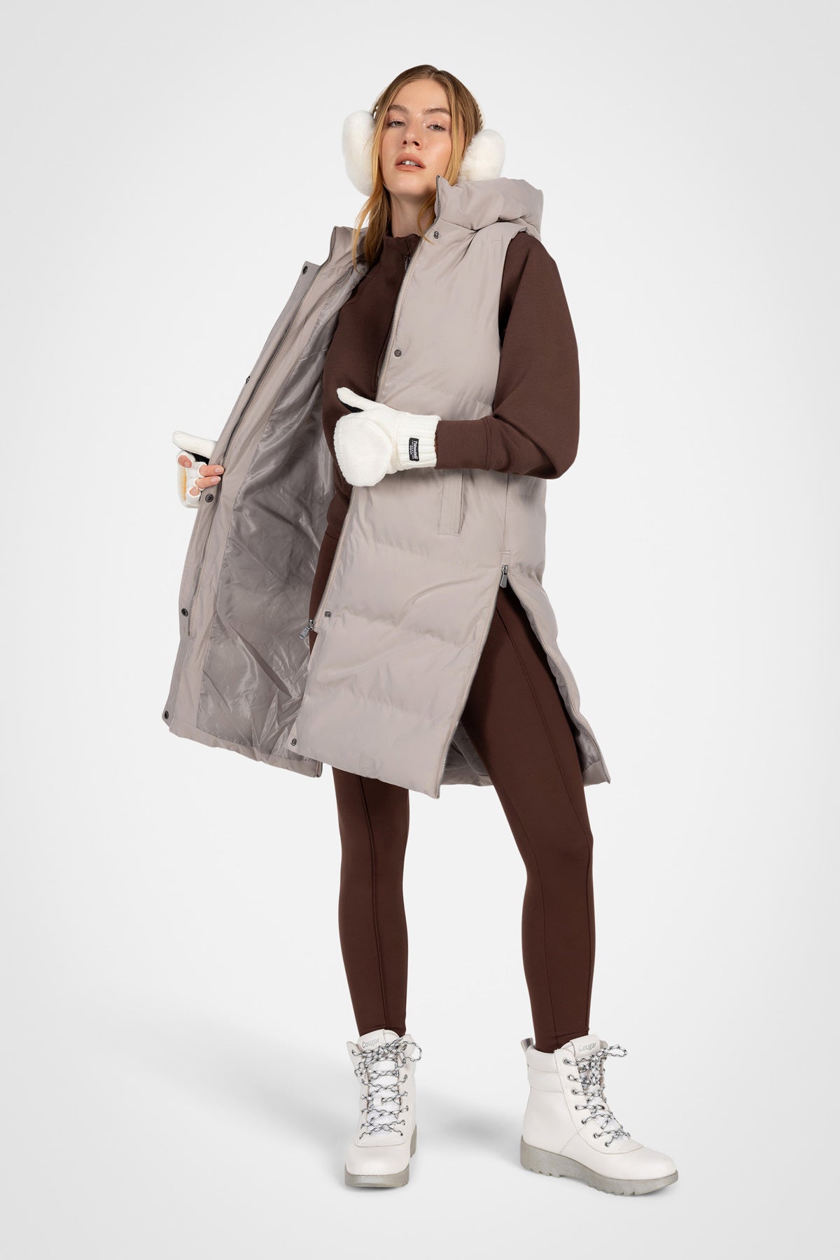 Veste longue matelassée Explorer