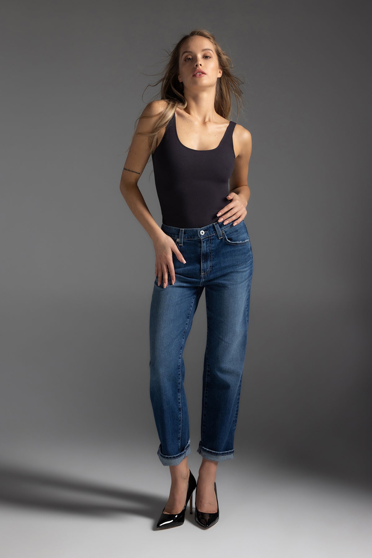 Eva Sleeveless Scoop Neck Bodysuit