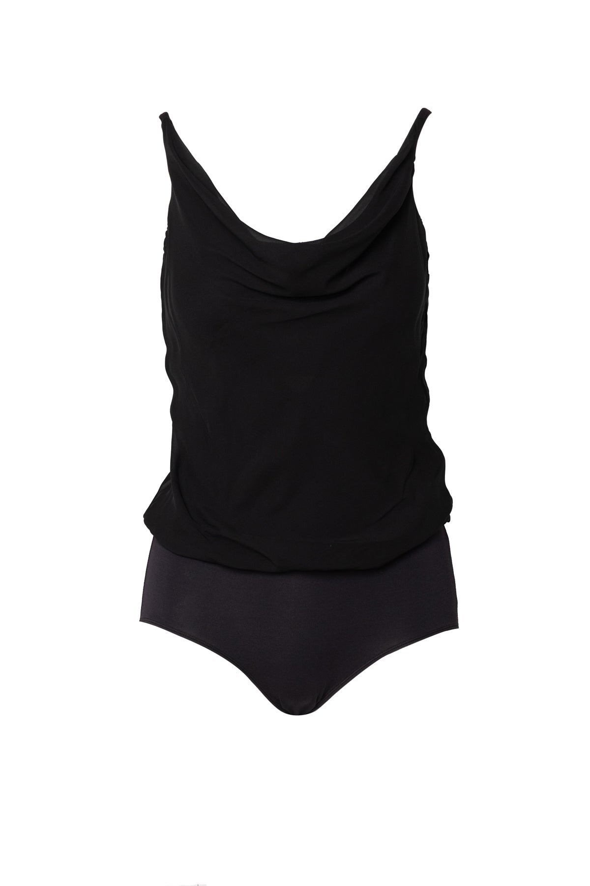 Justaucorps caraco drapé Marilyn sans manches