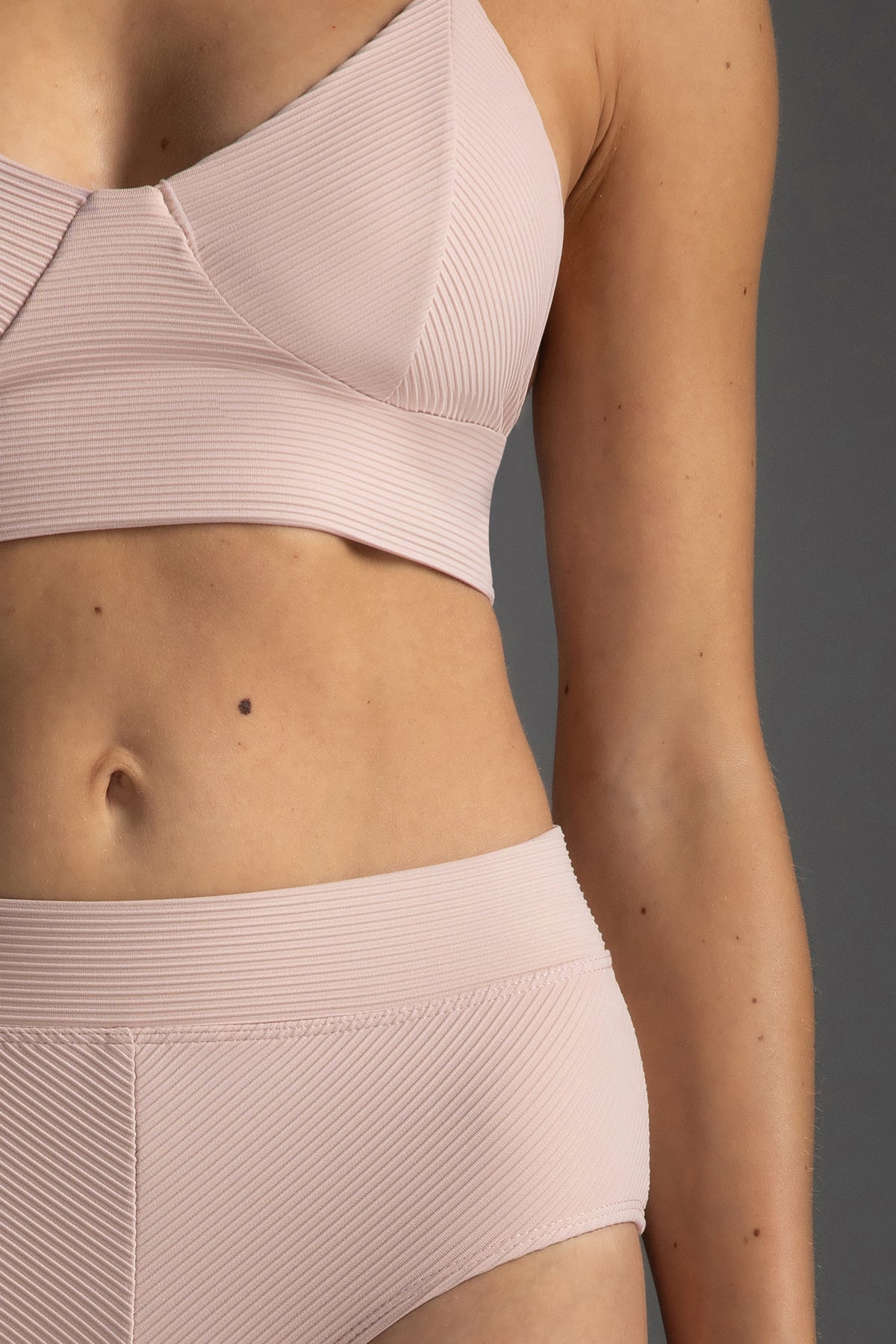 Brassière en maille côtelée Ella