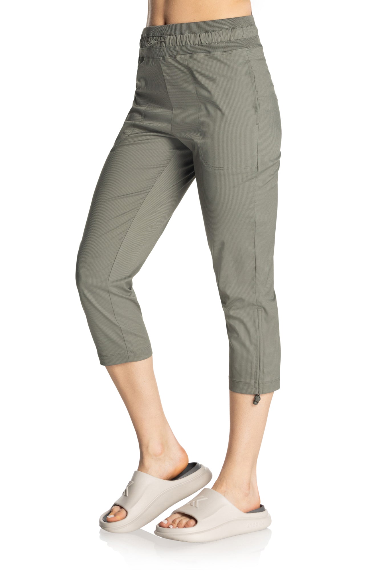 Pioneer Adjustable Stripe Capri