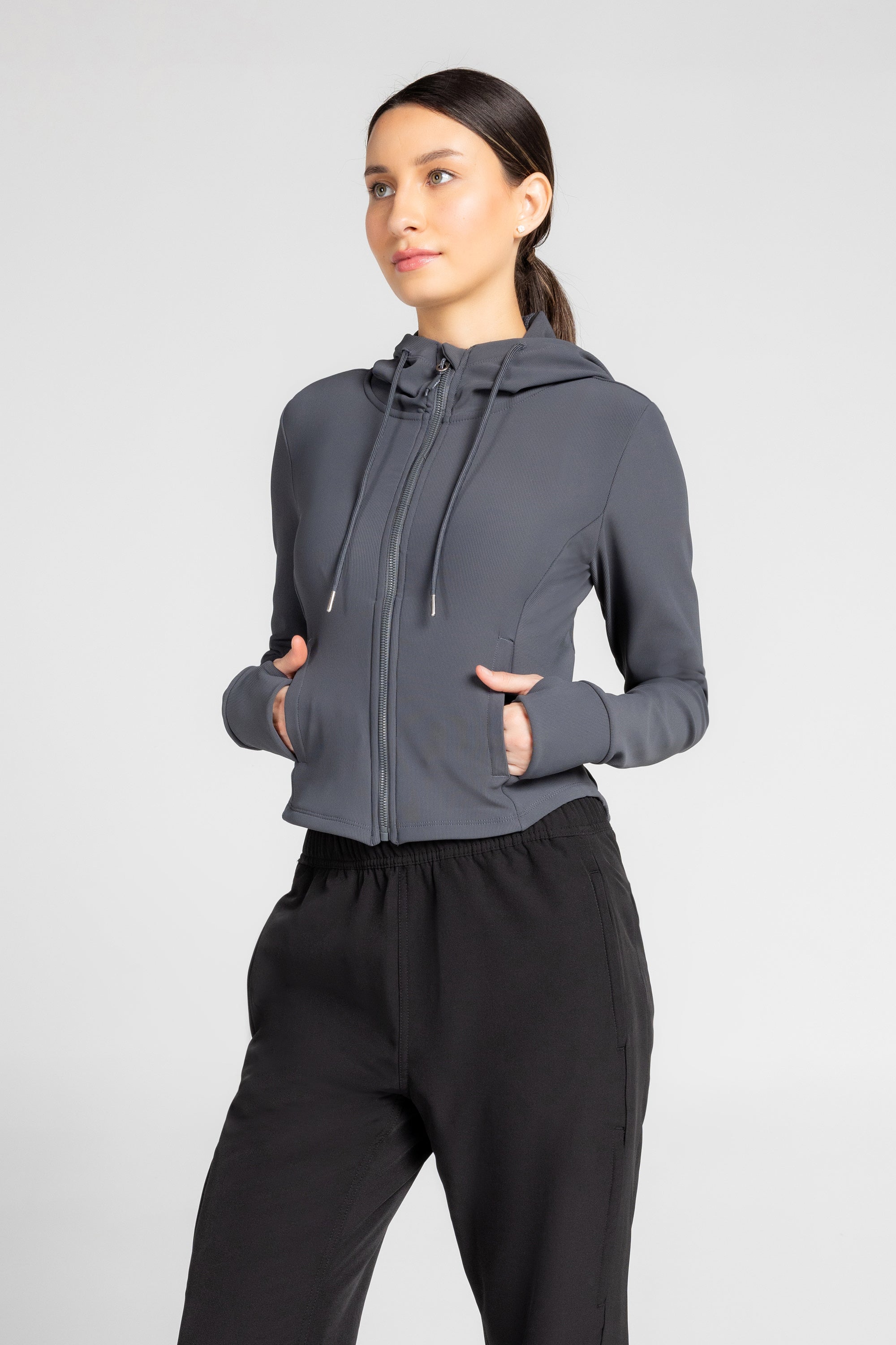 Veste à capuche zippée Maddy Ottoman