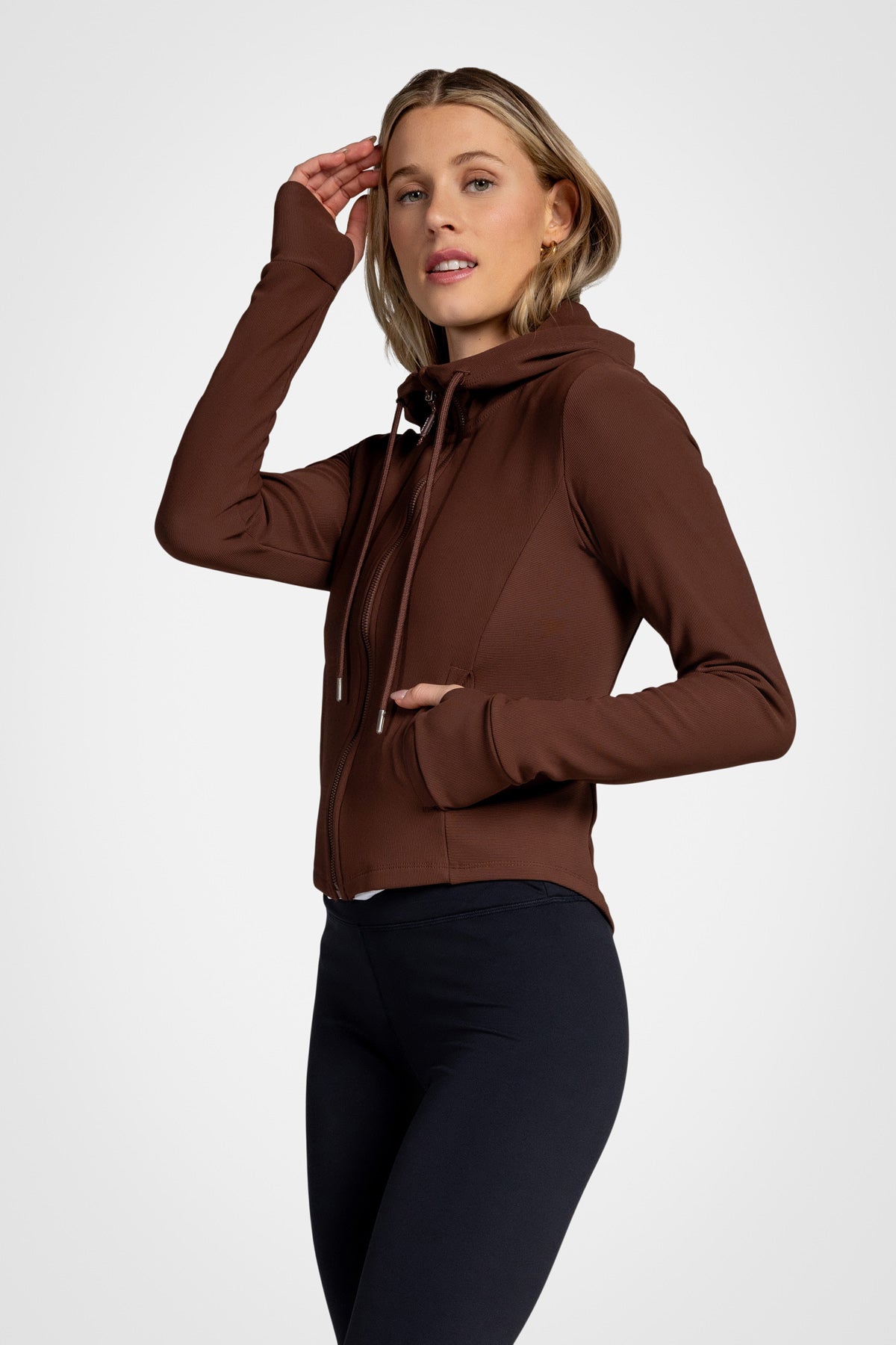 Veste à capuche zippée Maddy Ottoman