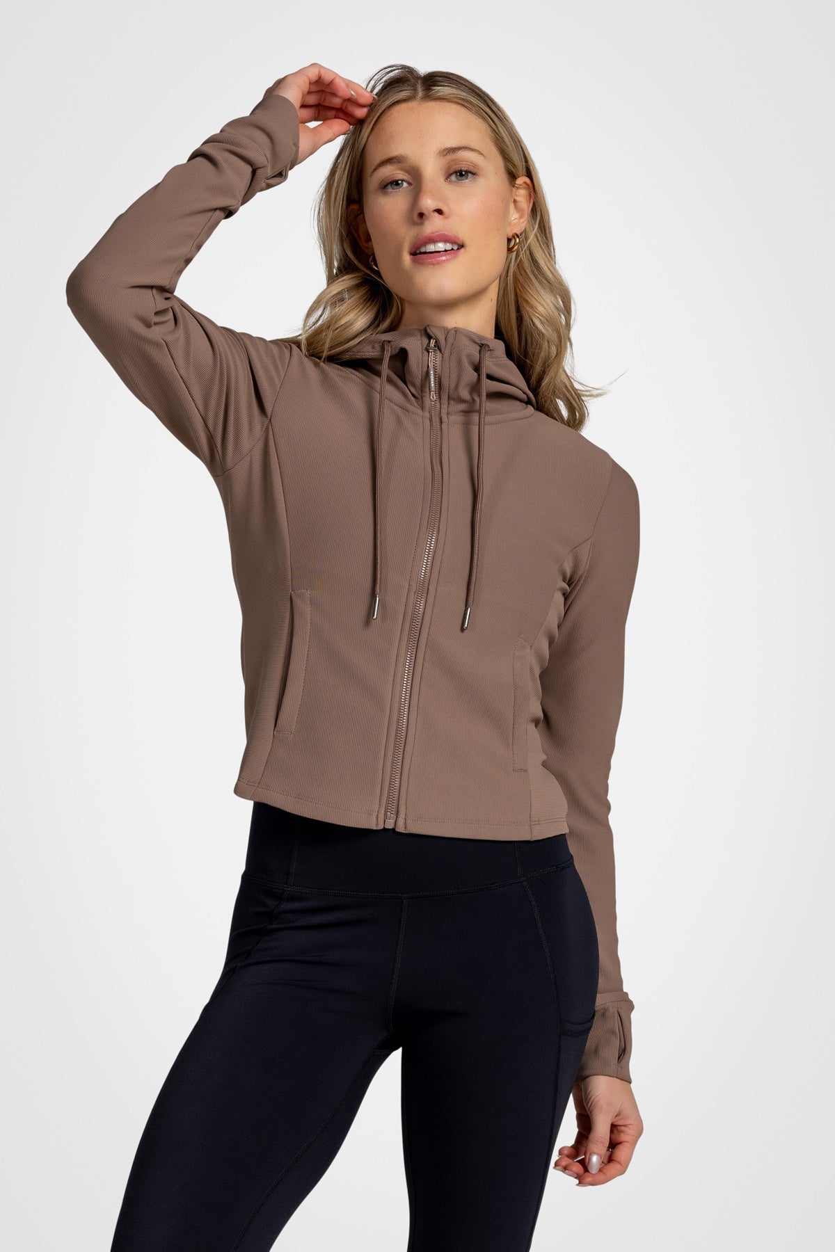 Veste à capuche zippée Maddy Ottoman