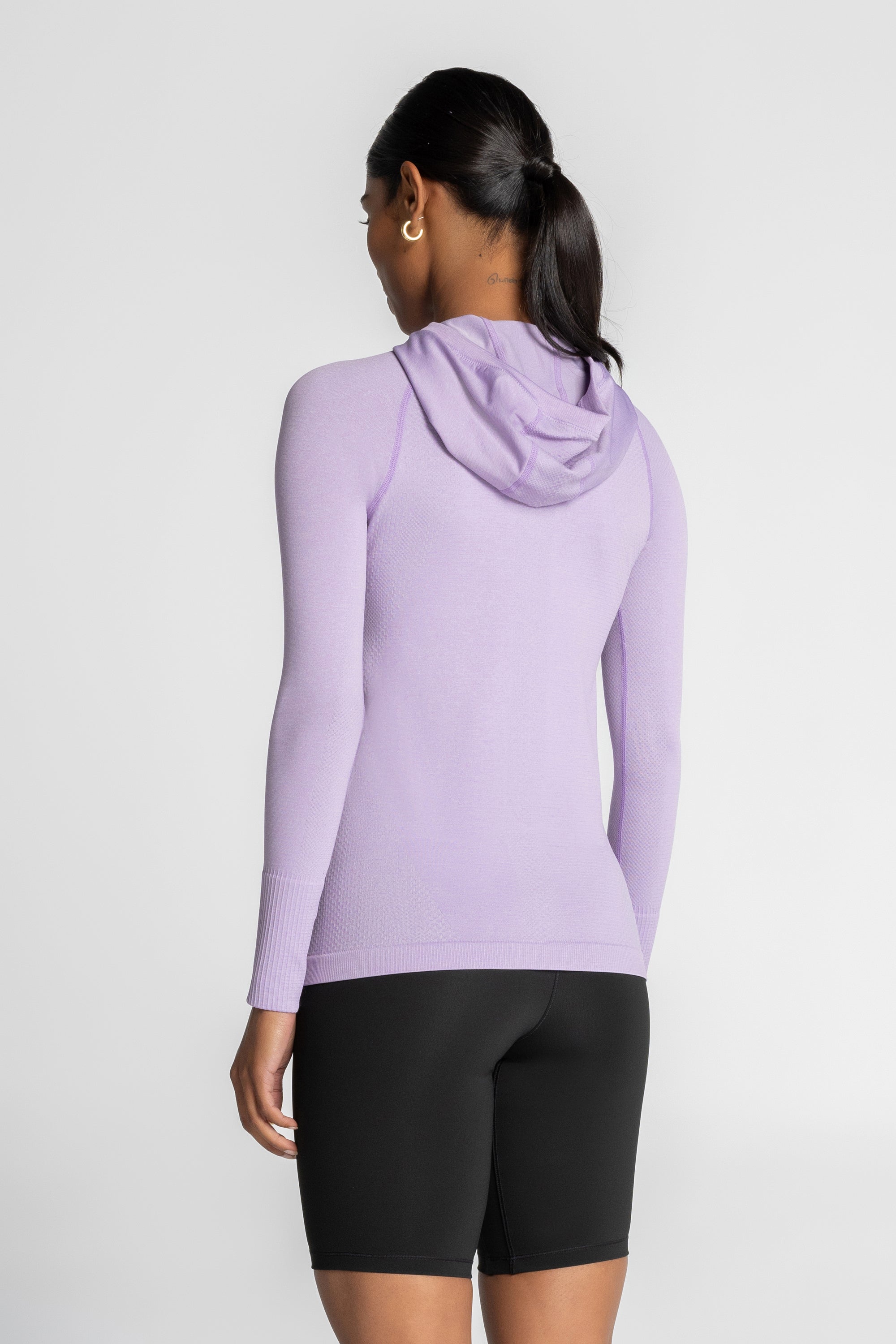 FlexBlend Hooded Seamless Performance Top