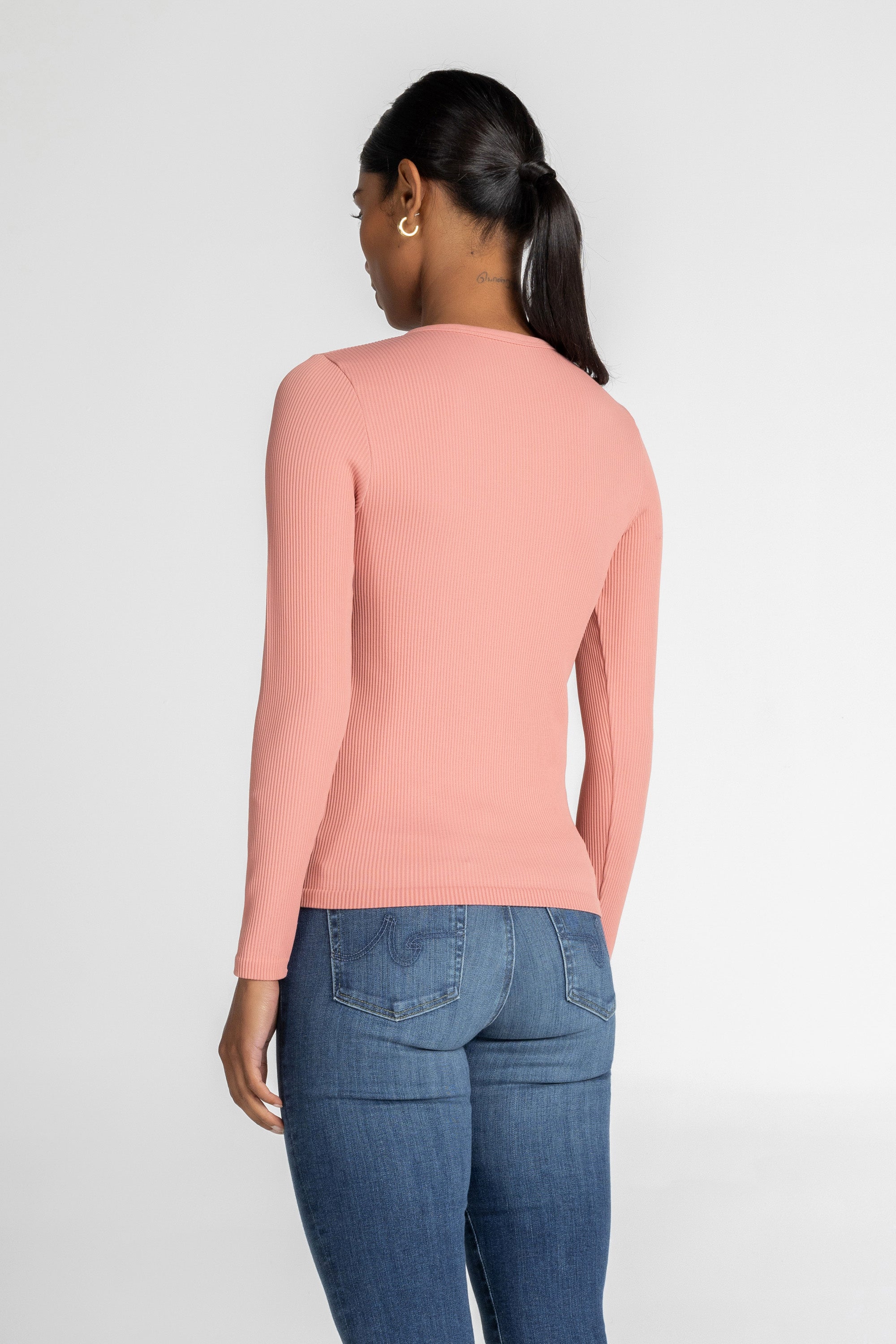 Luxe Ribbed Long Sleeve Top