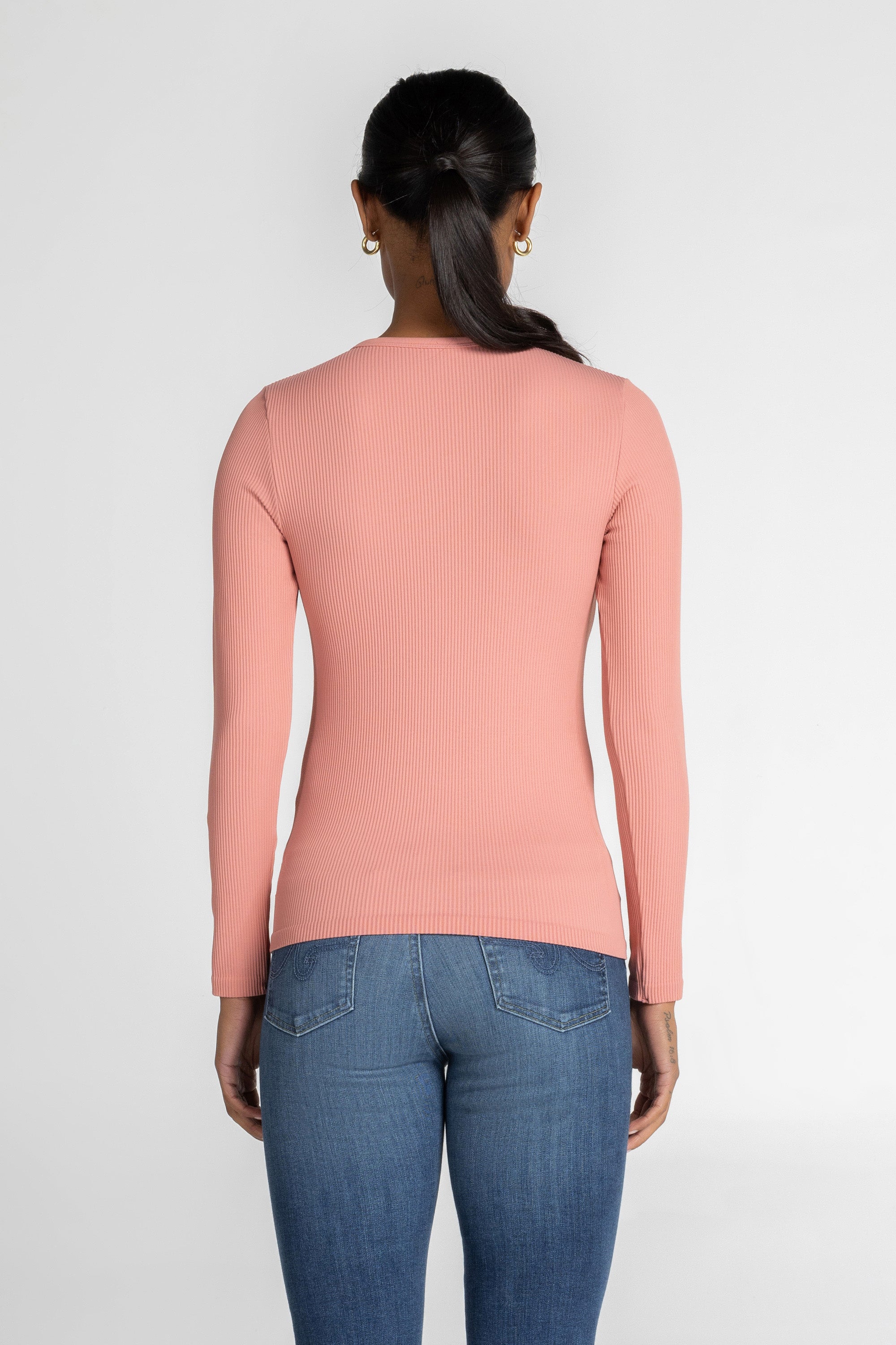 Luxe Ribbed Long Sleeve Top