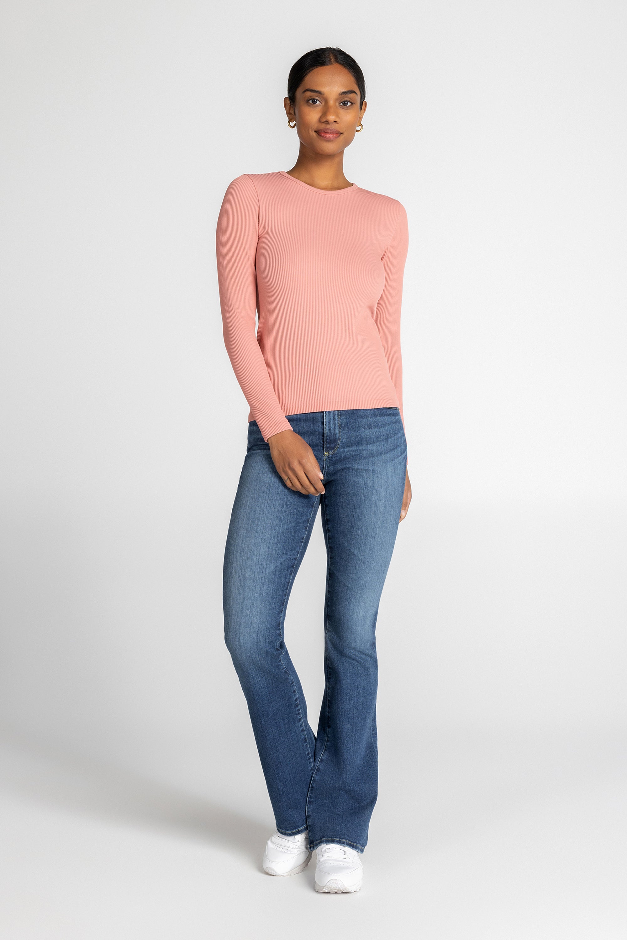 Luxe Ribbed Long Sleeve Top