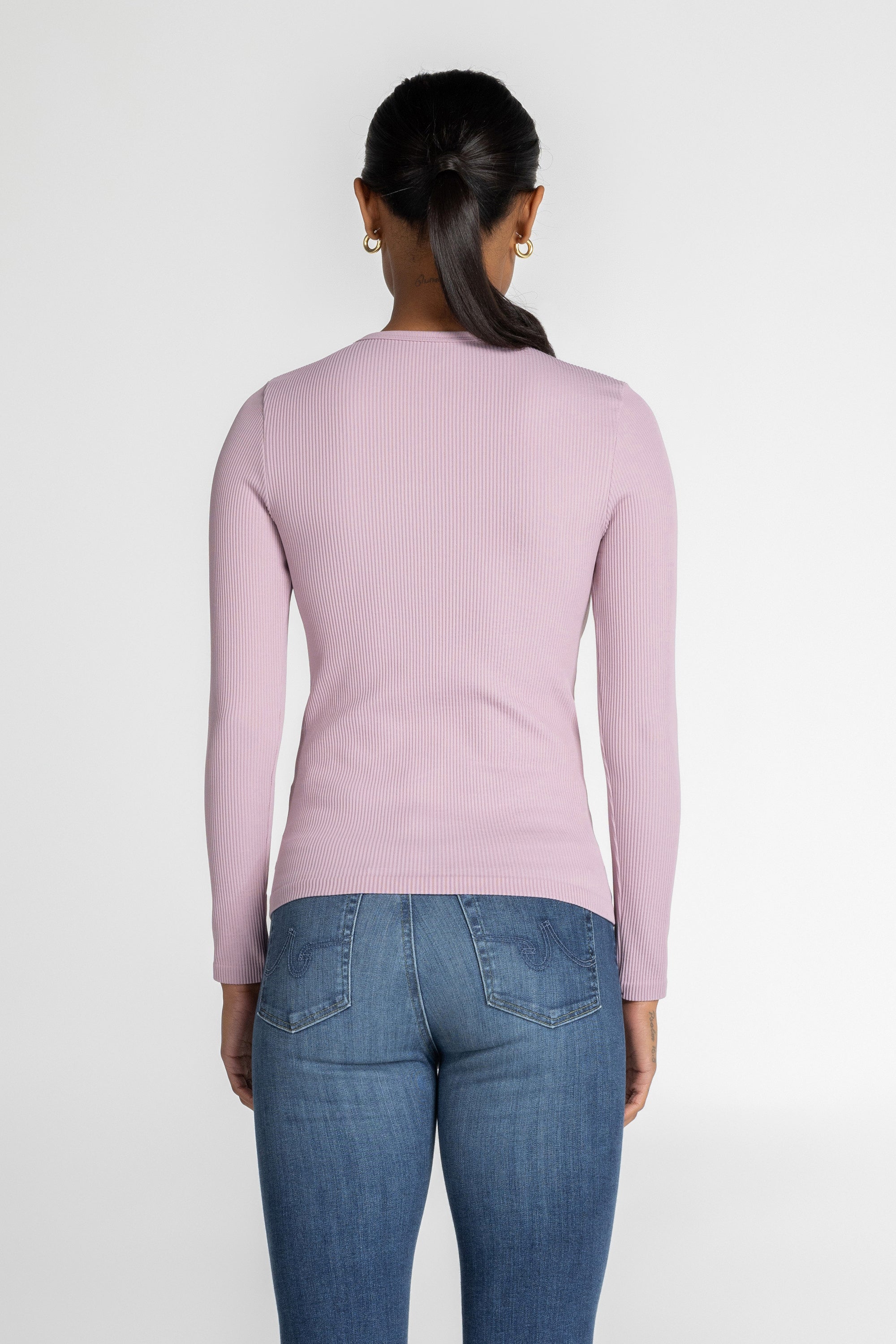 Luxe Ribbed Long Sleeve Top