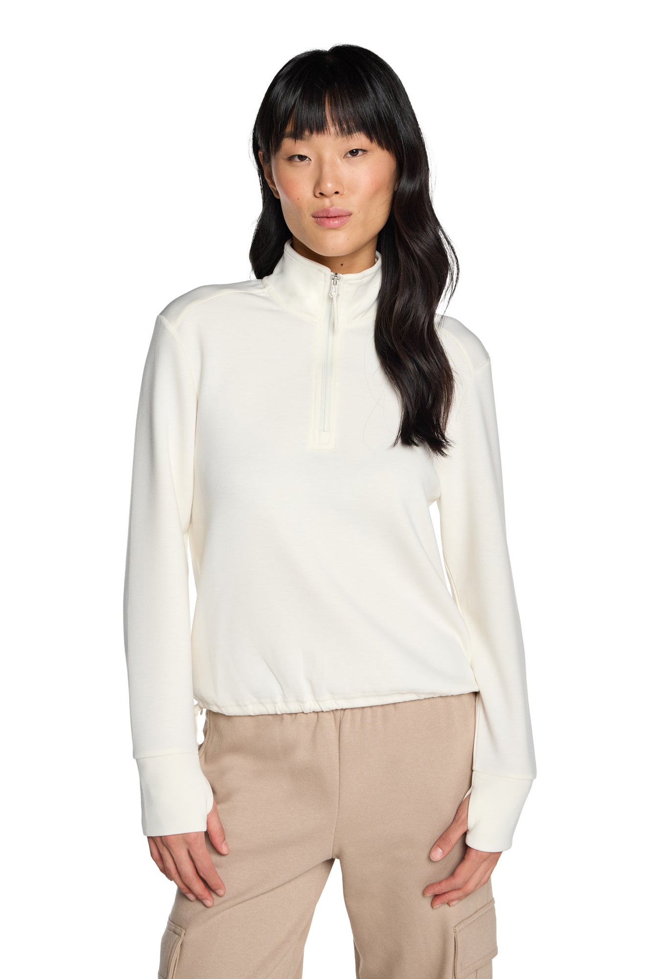 Shelby Funnel Neck Half Zip Sweatshirt