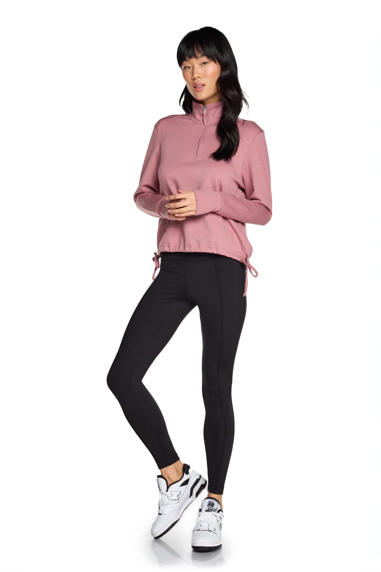 Shelby Funnel Neck Half Zip Sweatshirt