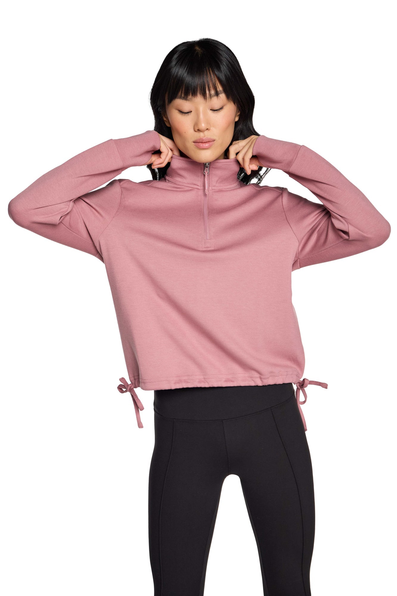 Shelby Funnel Neck Half Zip Sweatshirt