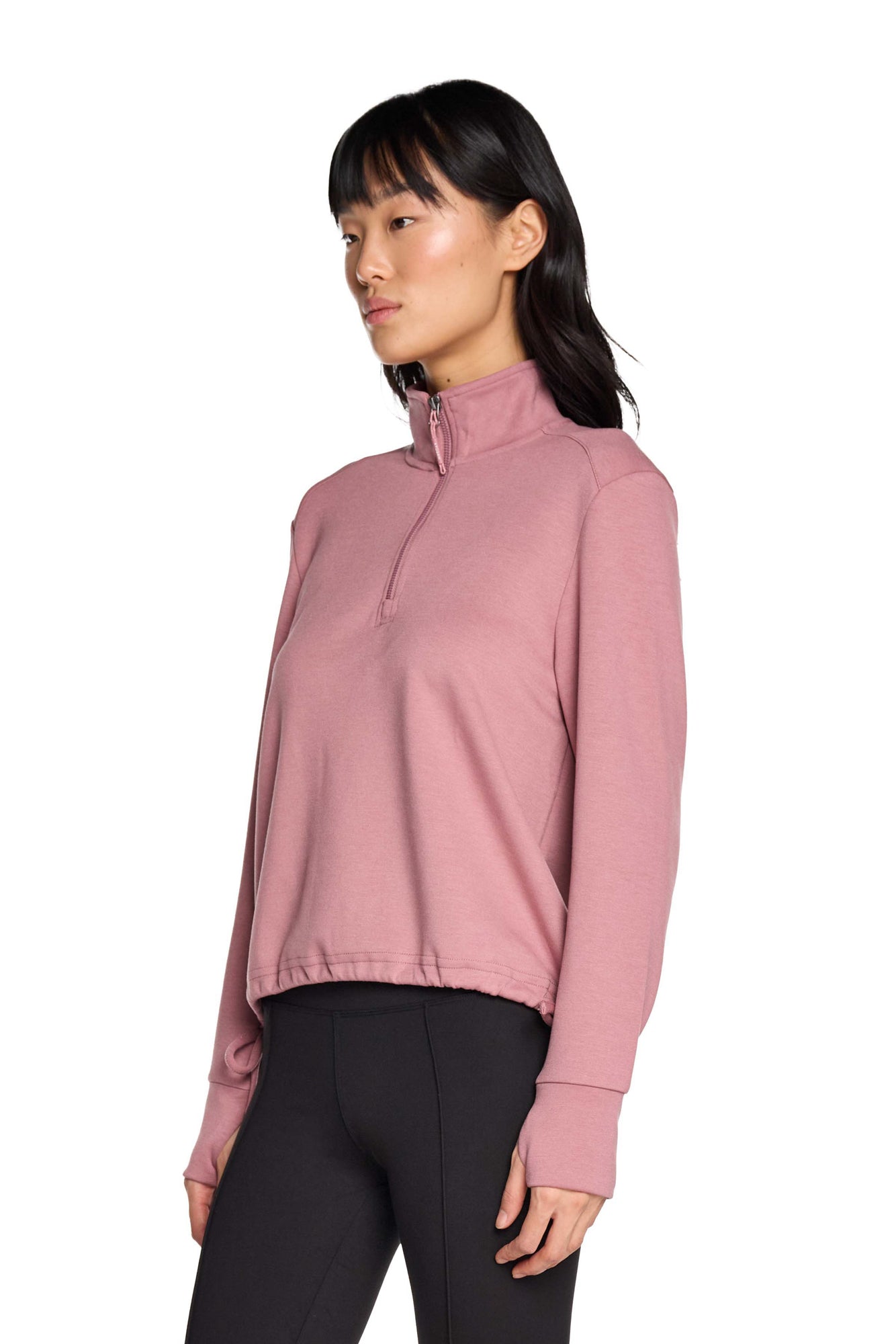 Sweat-shirt à demi-fermeture éclair Shelby