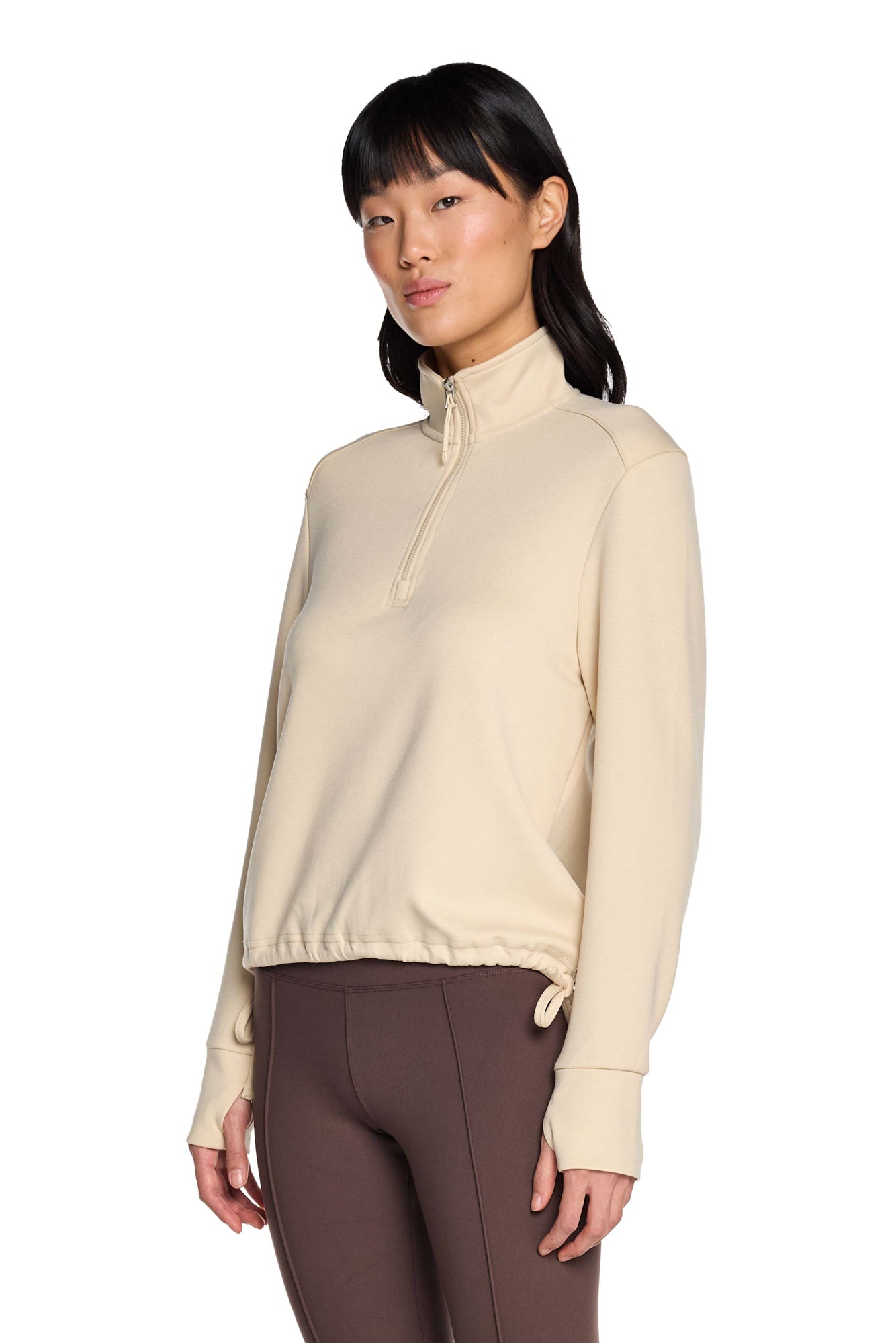 Shelby Funnel Neck Half Zip Sweatshirt