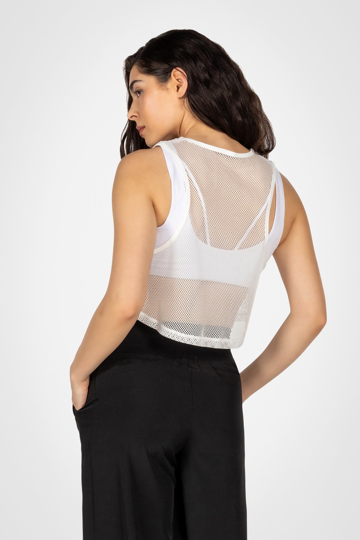 Oxyra Mesh Tank Top