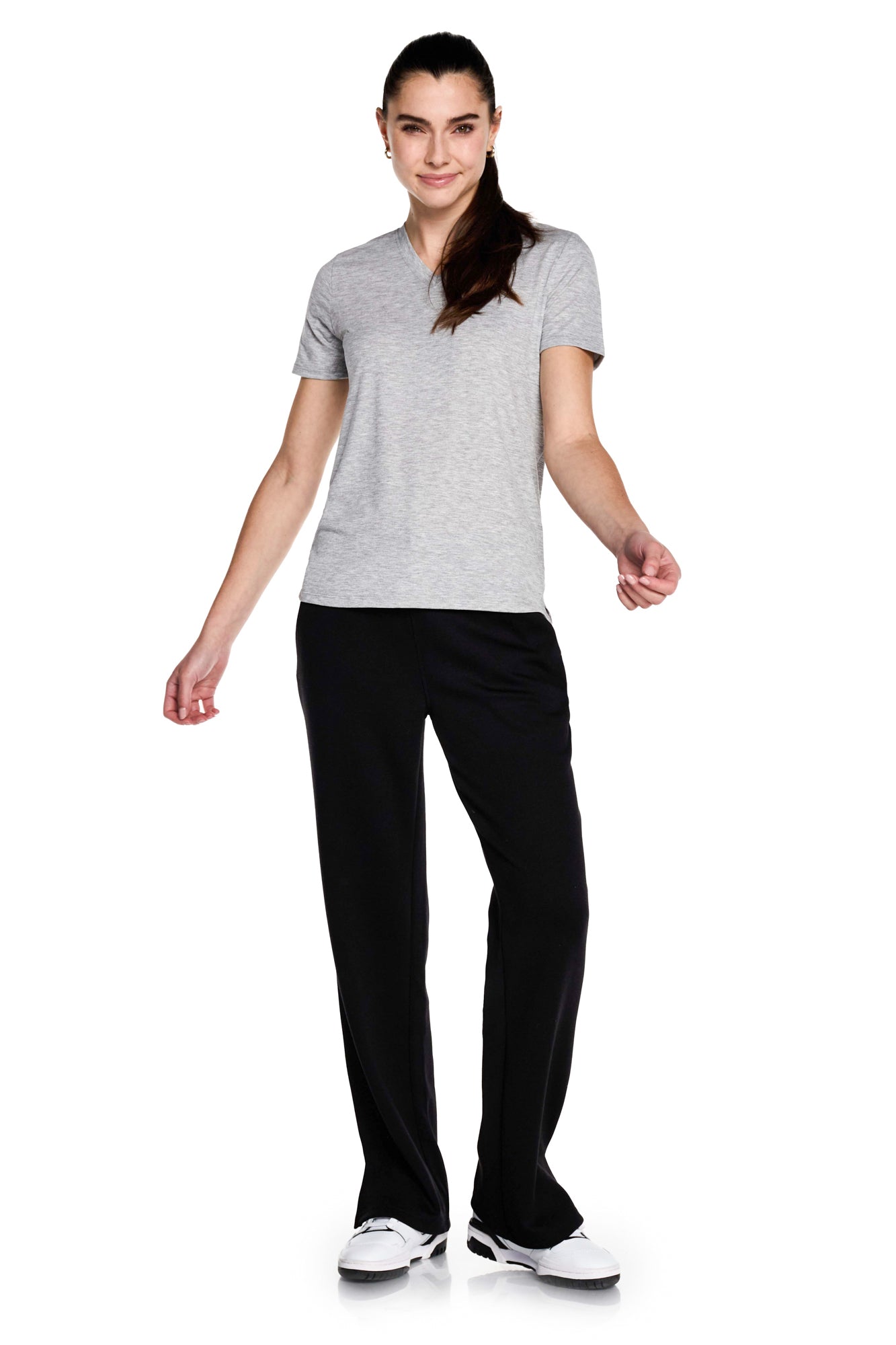 Free Spirit V-Neck Short Sleeve Top