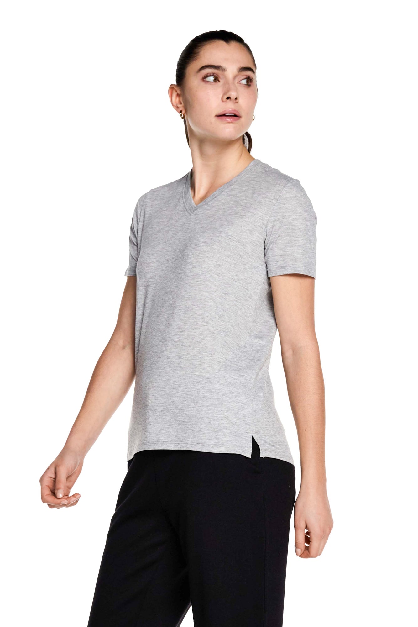 Free Spirit V-Neck Short Sleeve Top