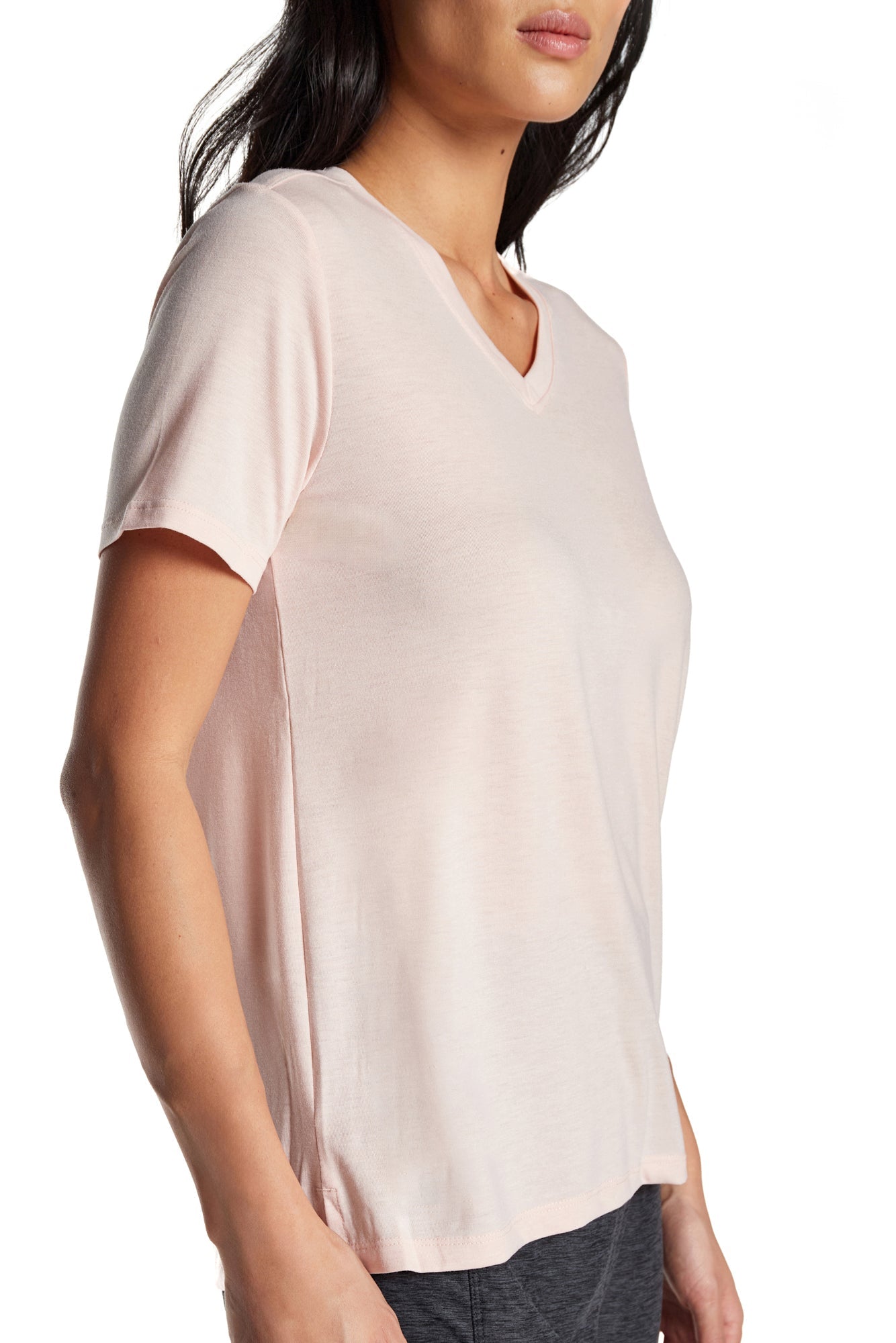 Free Spirit V-Neck Short Sleeve Top