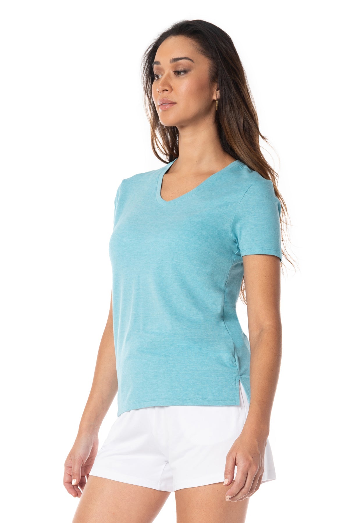 Free Spirit V-Neck Short Sleeve Top