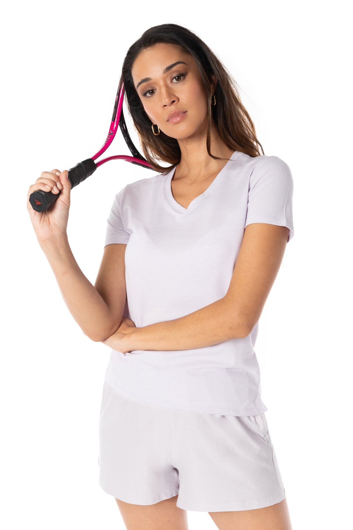 Free Spirit V-Neck Short Sleeve Top